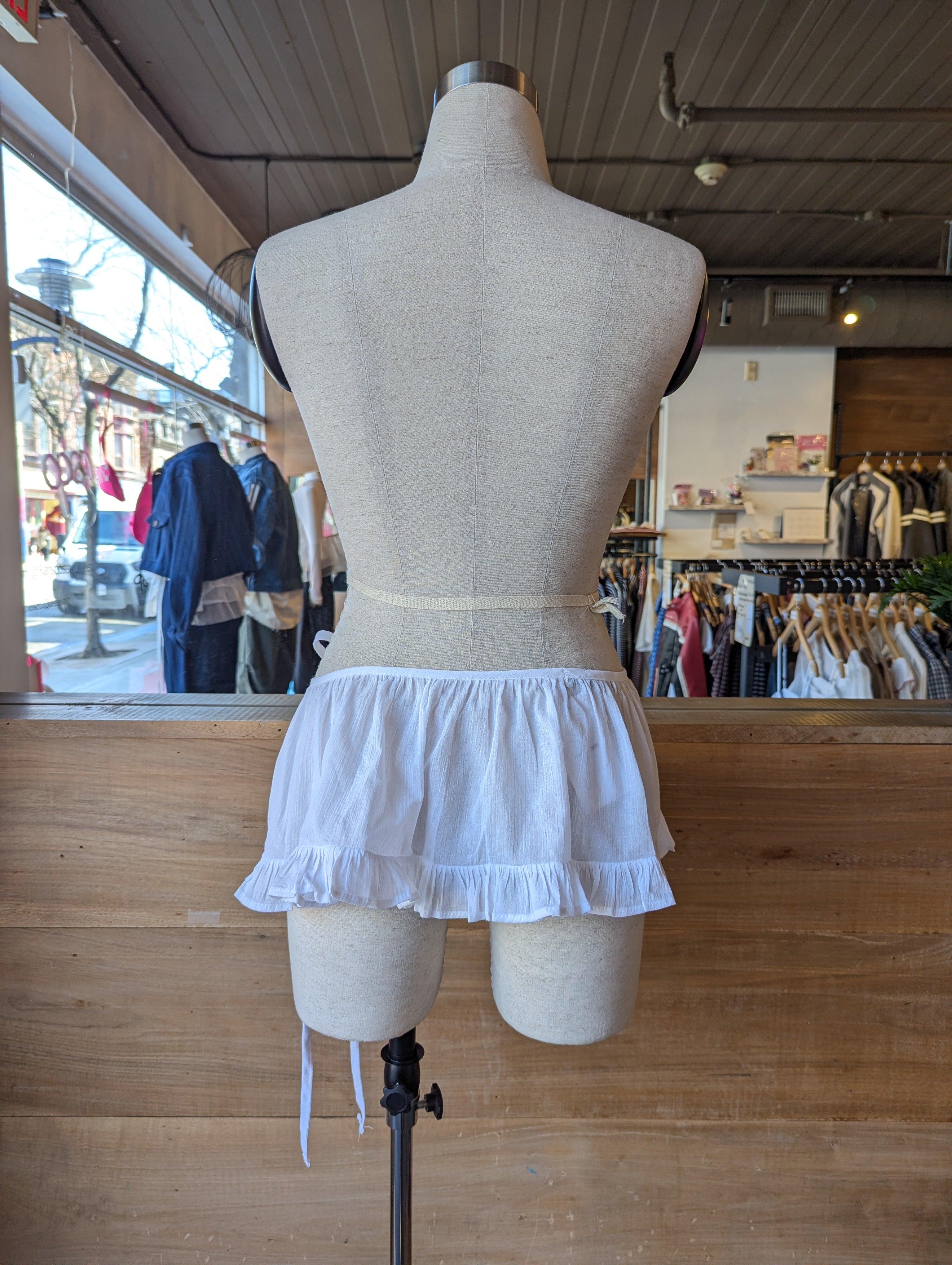 Ruffle Edit Wrap Skirt