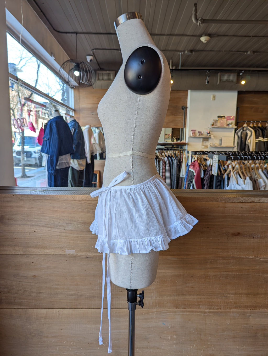 Ruffle Edit Wrap Skirt