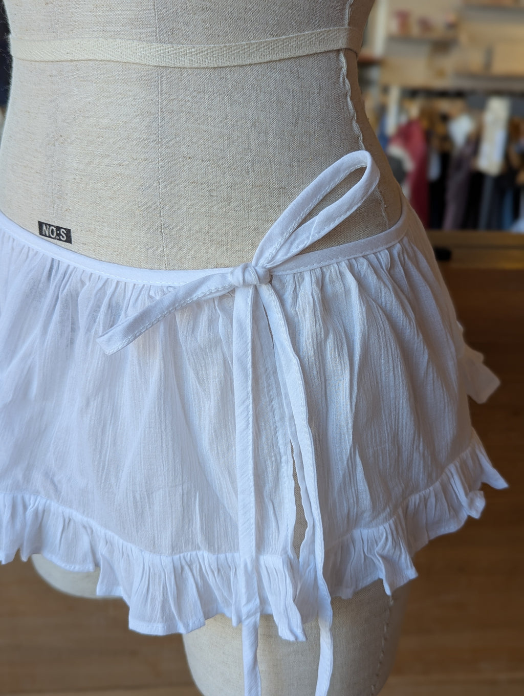 Ruffle Edit Wrap Skirt