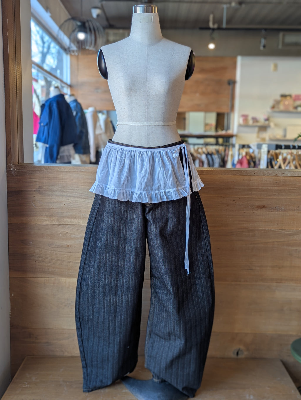 Ruffle Edit Wrap Skirt