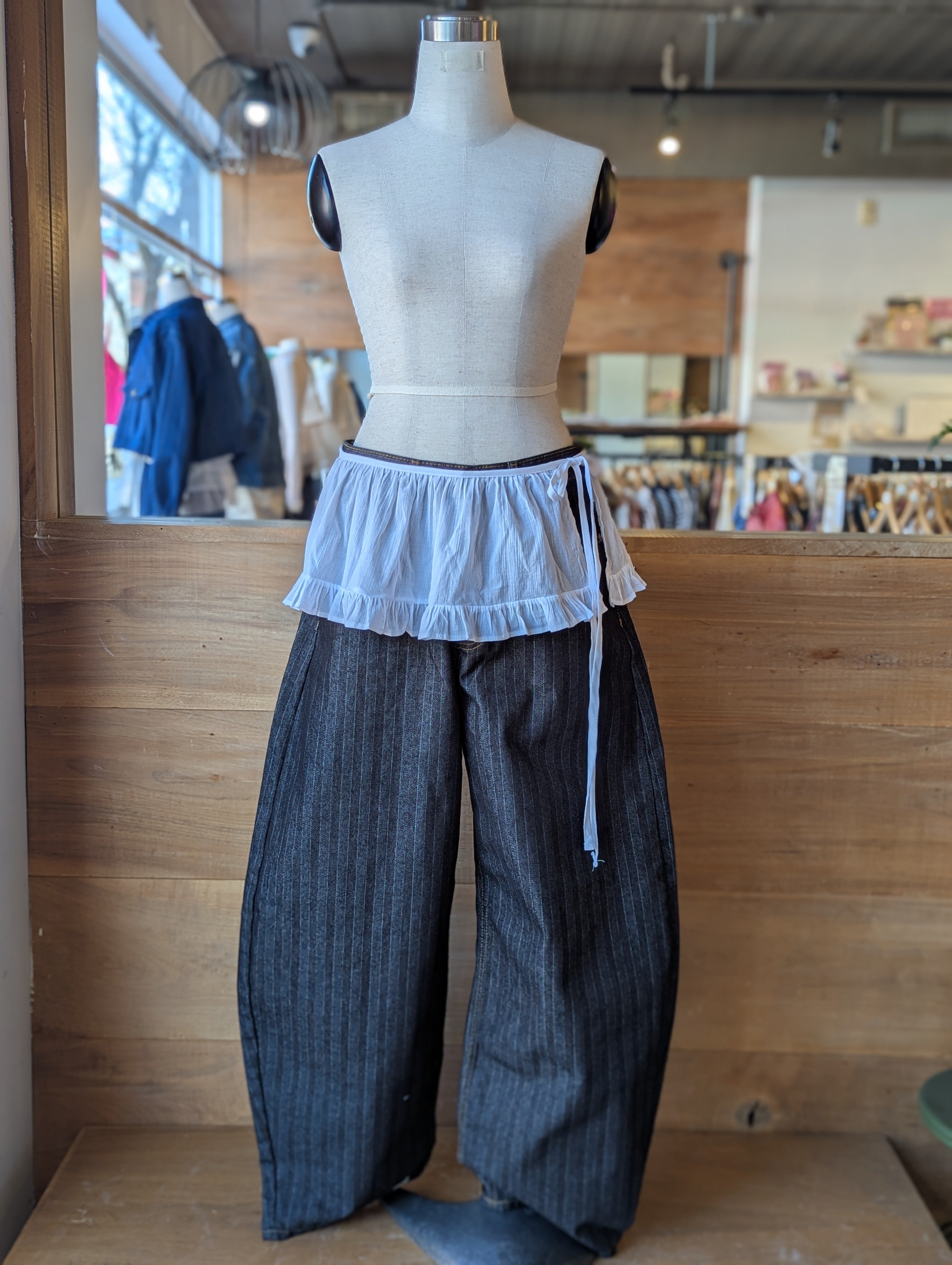 Ruffle Edit Wrap Skirt
