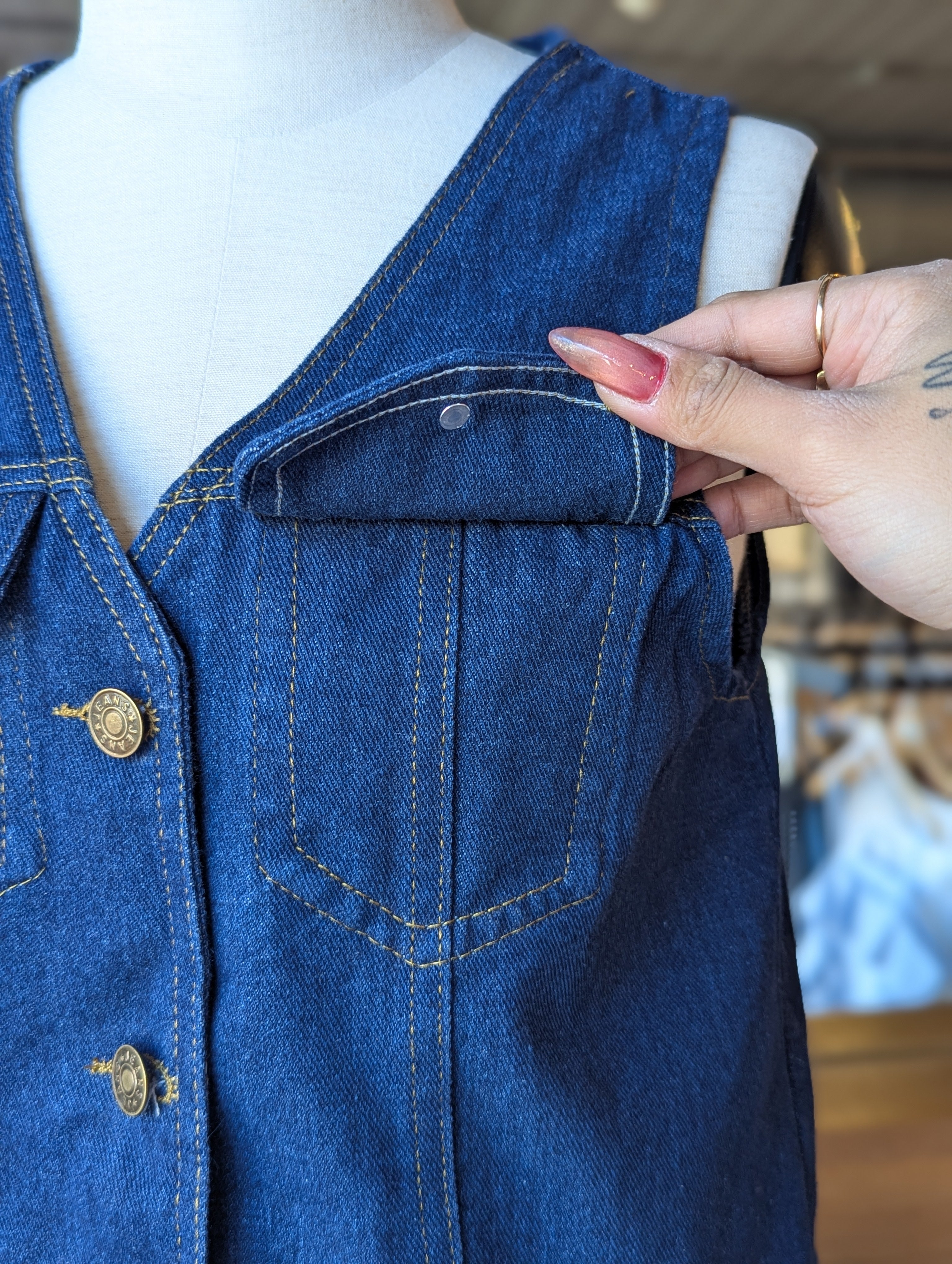 Denim Essentials Vest