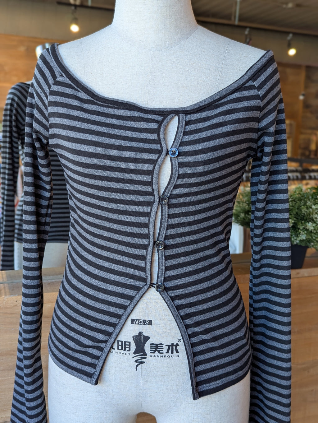 Sharpline Button Up Top