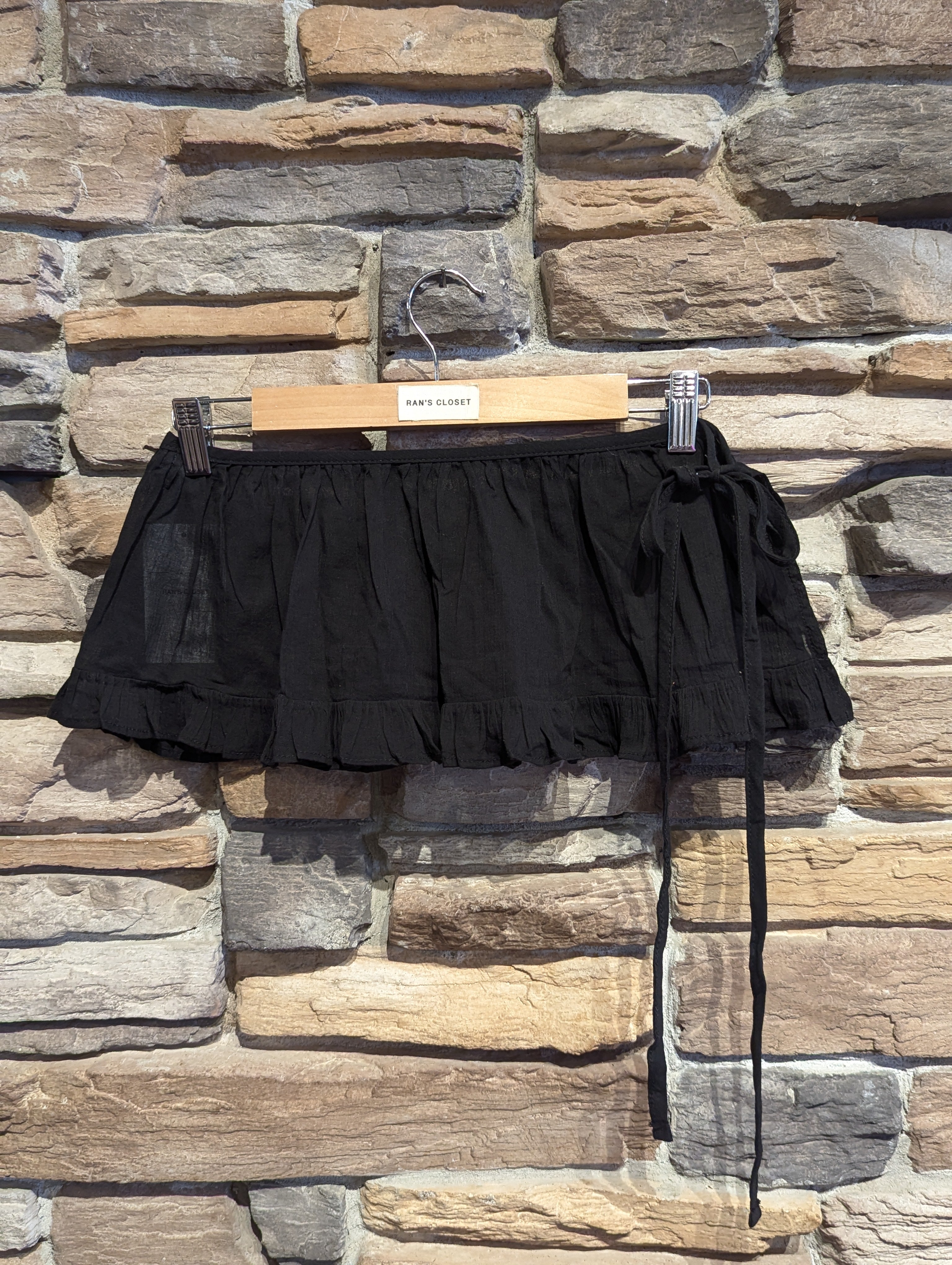 Ruffle Edit Wrap Skirt