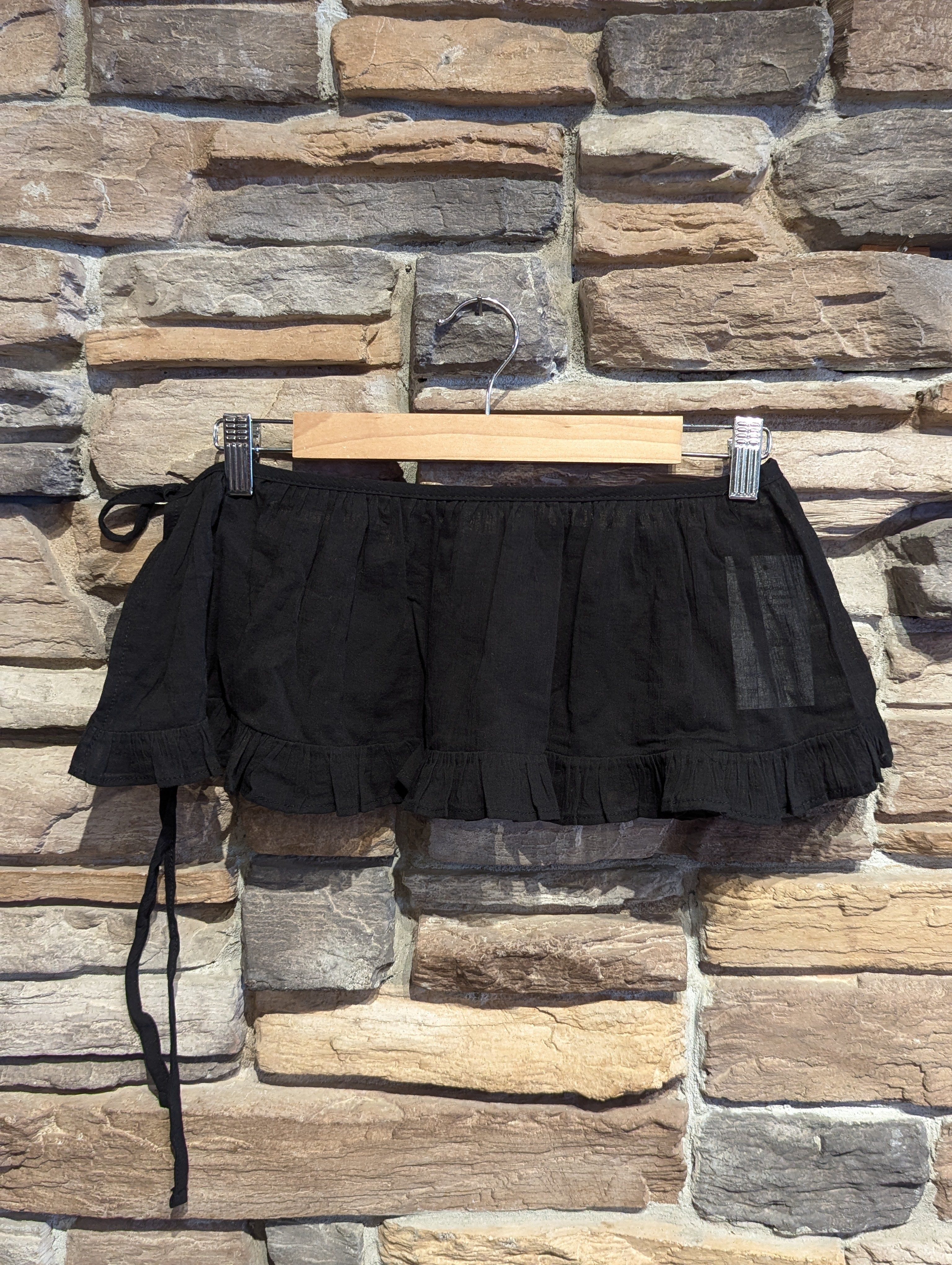 Ruffle Edit Wrap Skirt
