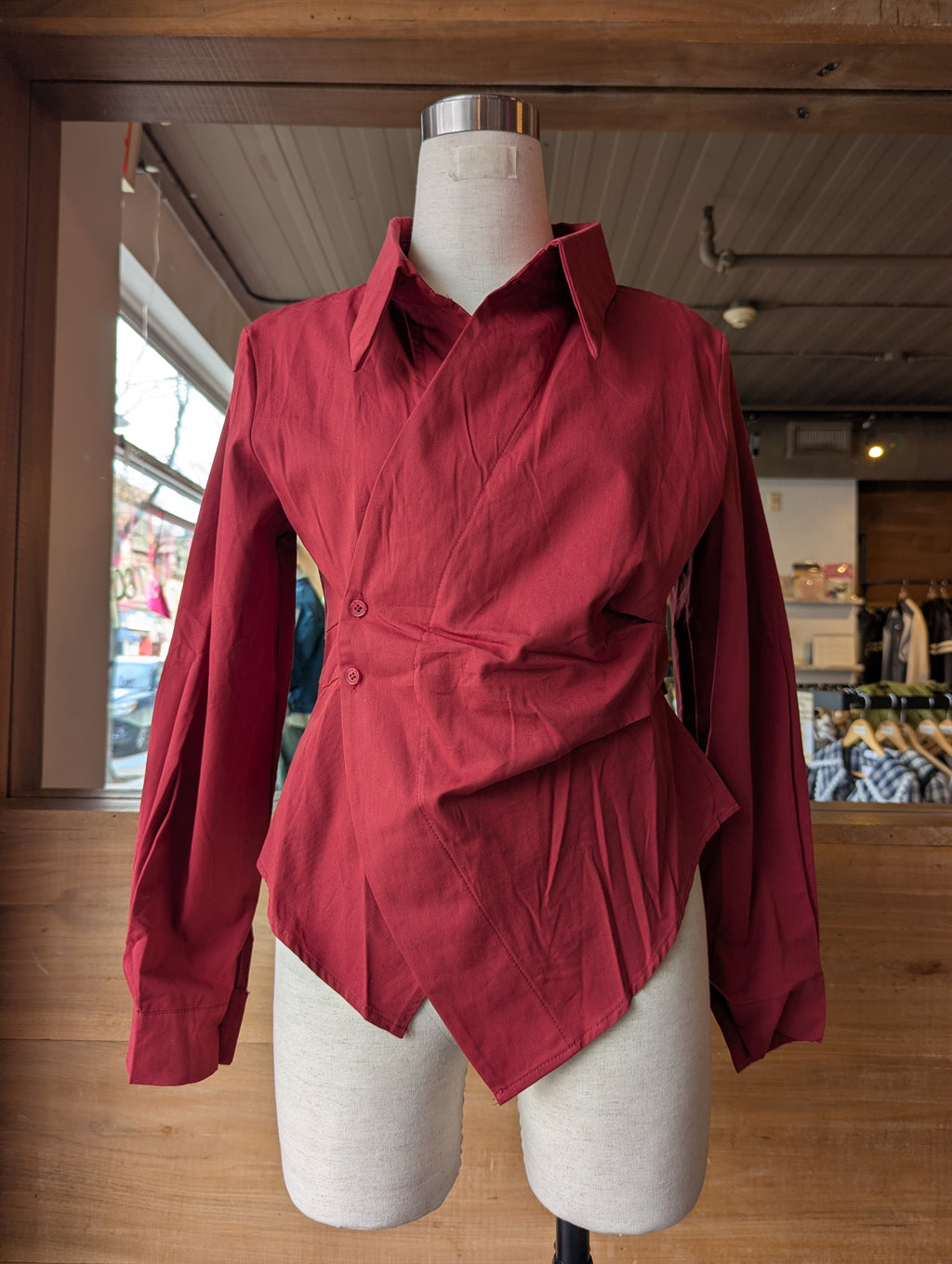 Gallery Wrap Blouse