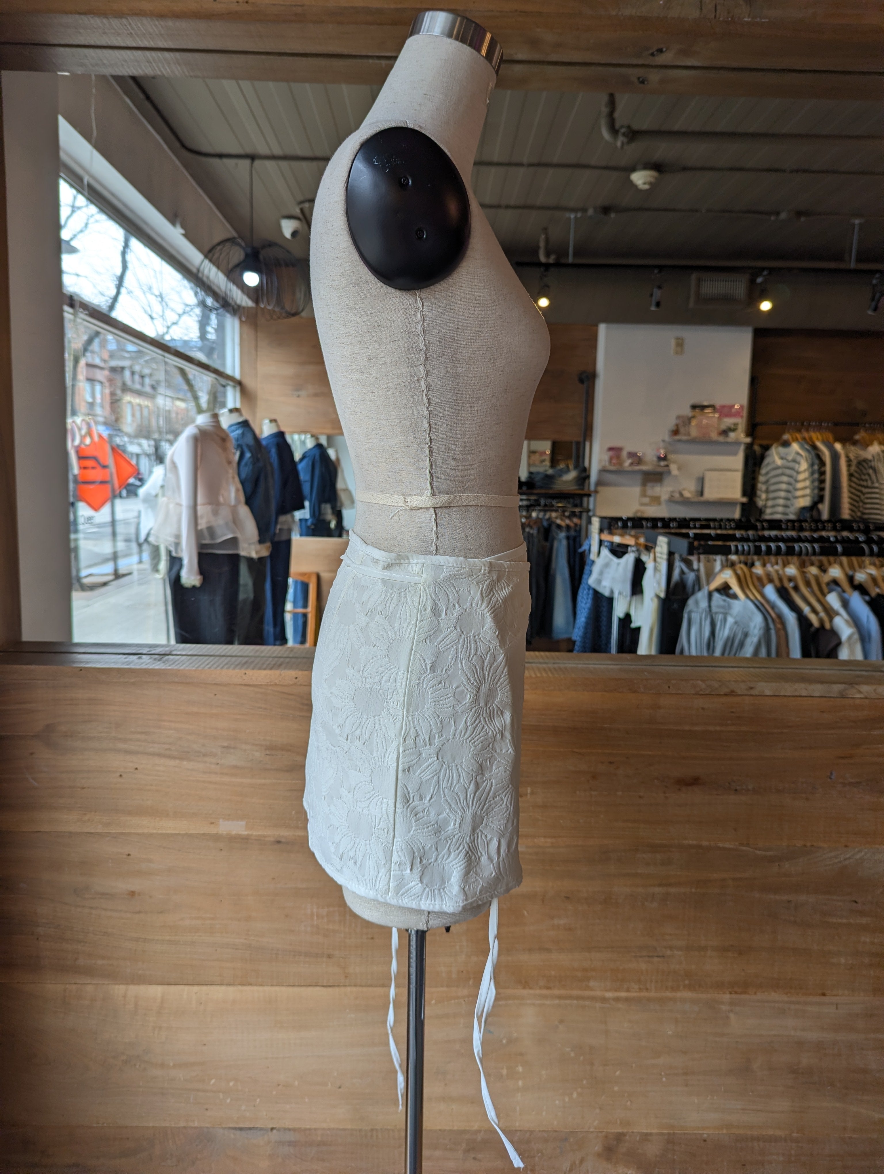 Soleil Wrap Mini Skirt