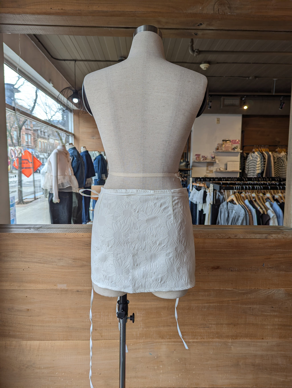 Soleil Wrap Mini Skirt