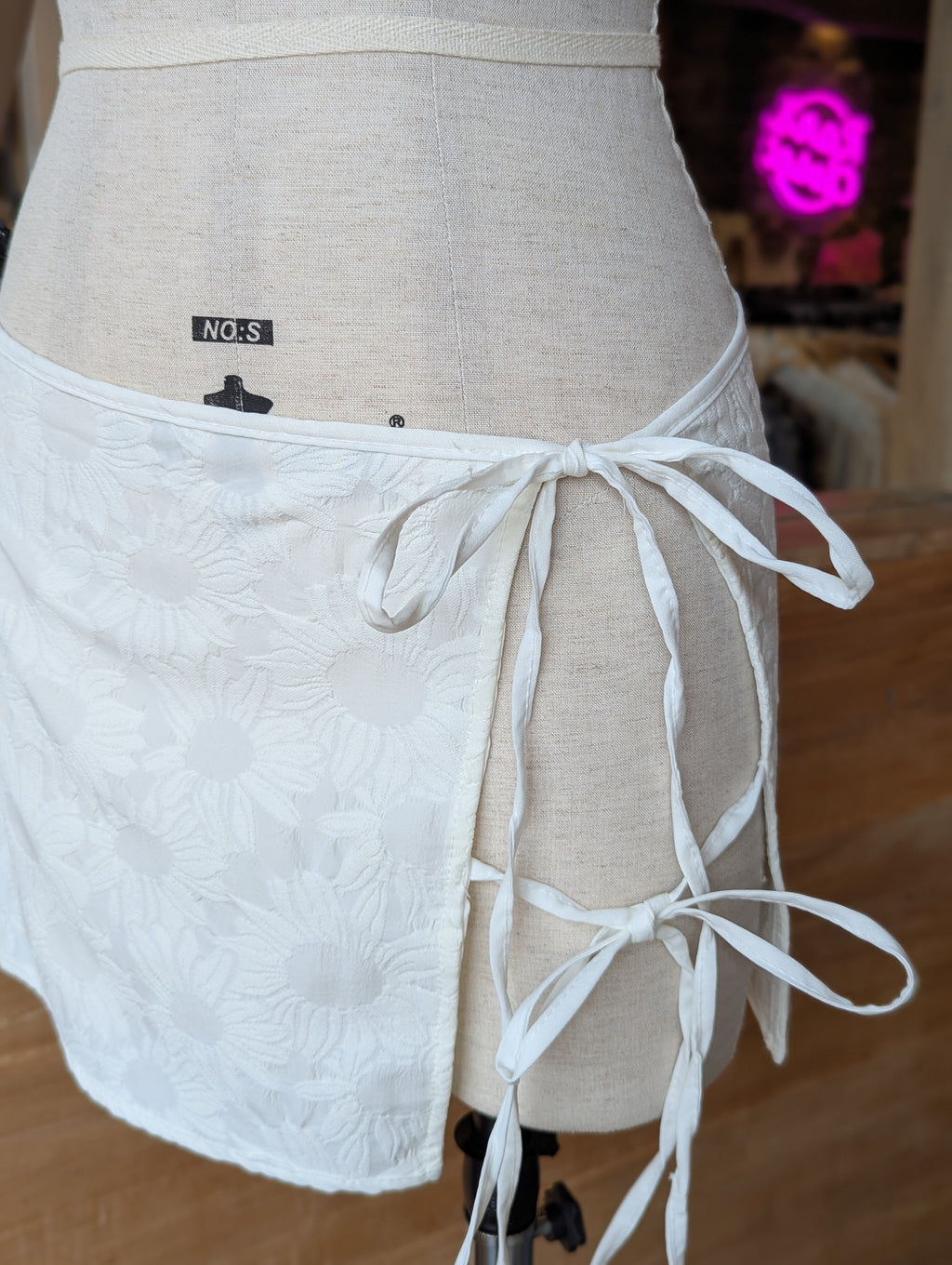 Soleil Wrap Mini Skirt