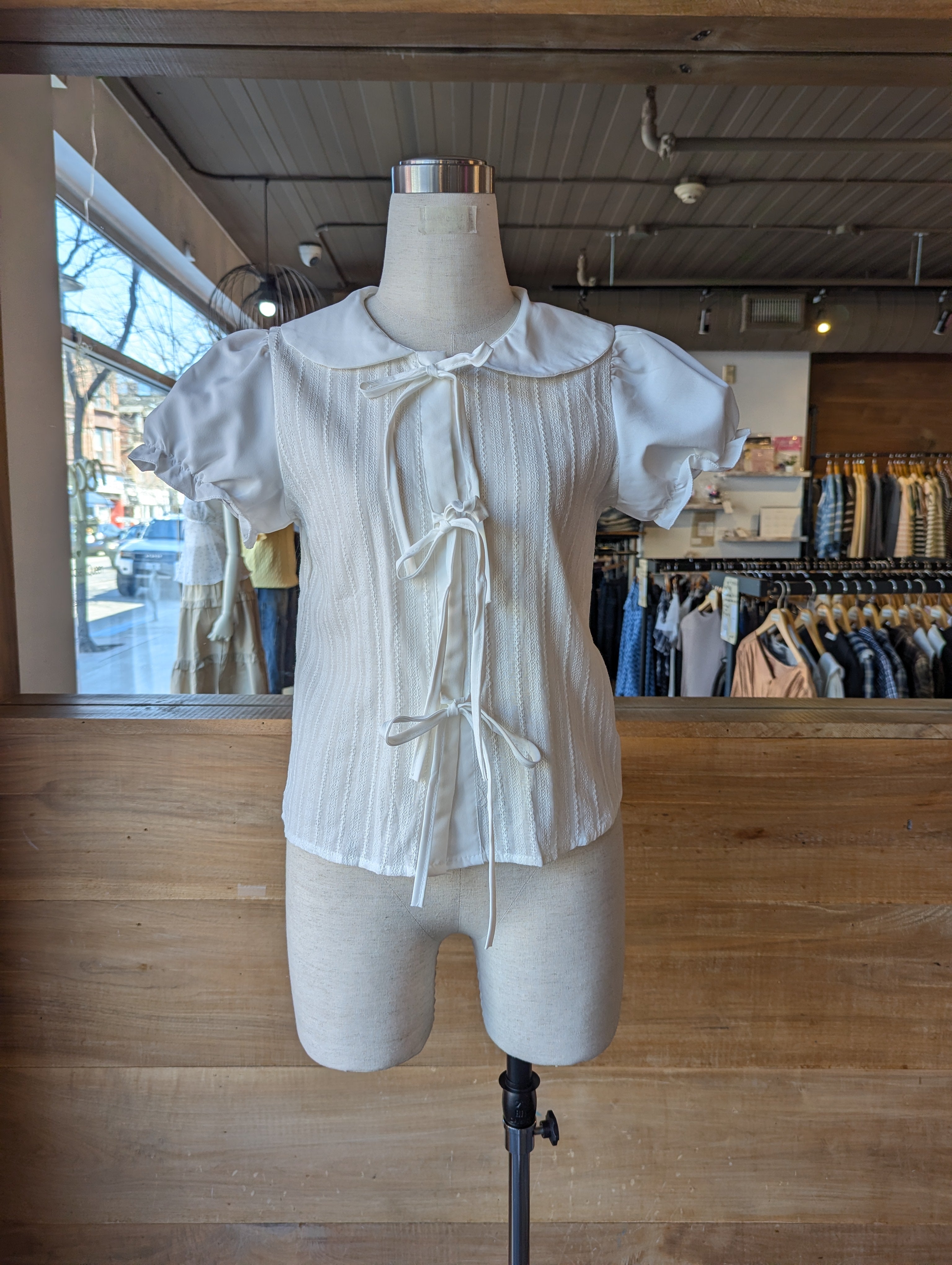 Porcelain Charm Top