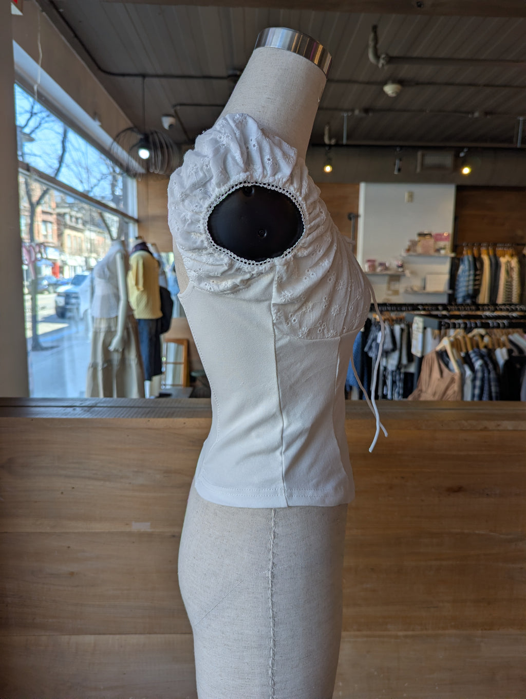 Meadowline Cap Sleeve Top