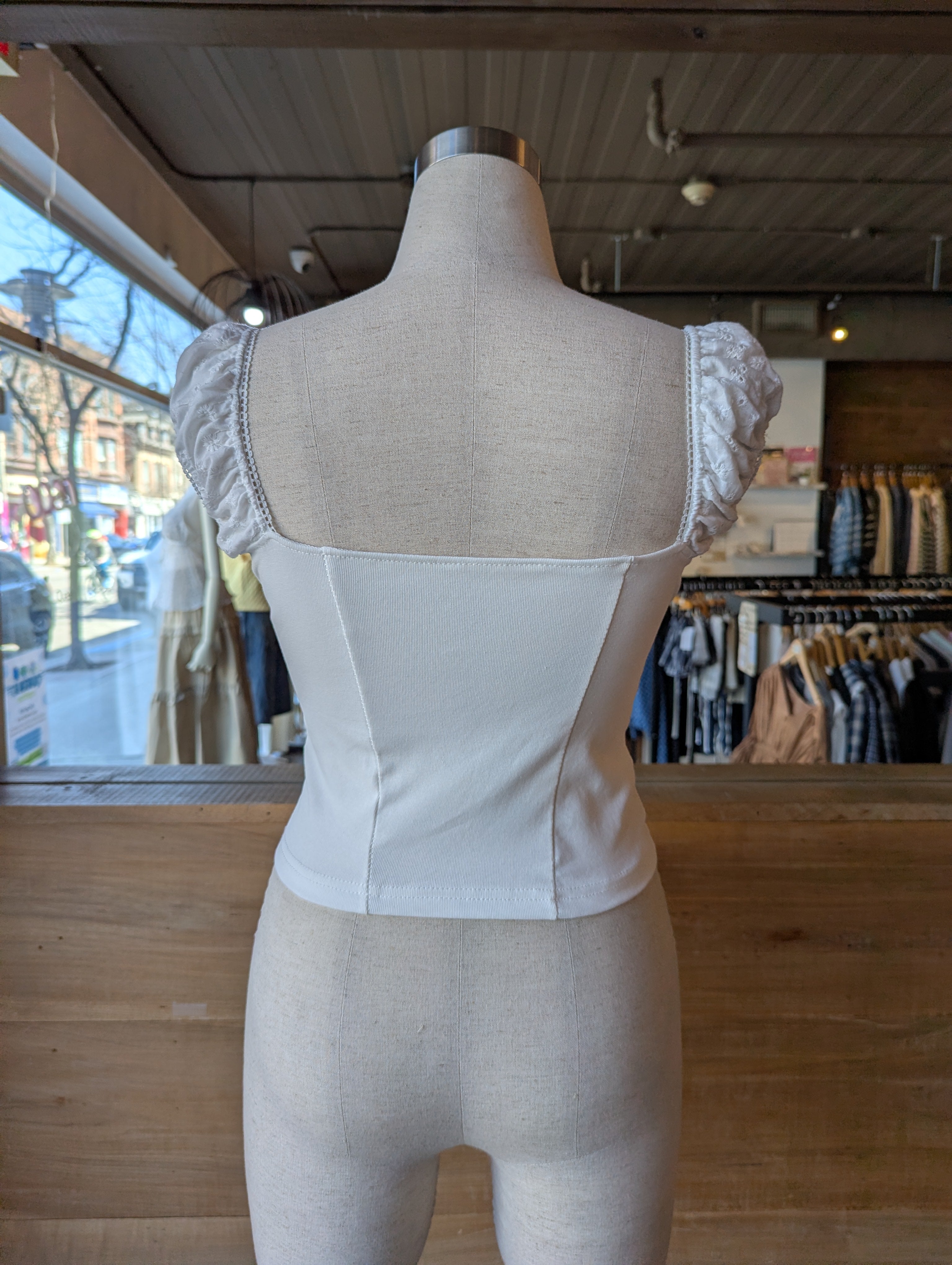 Meadowline Cap Sleeve Top