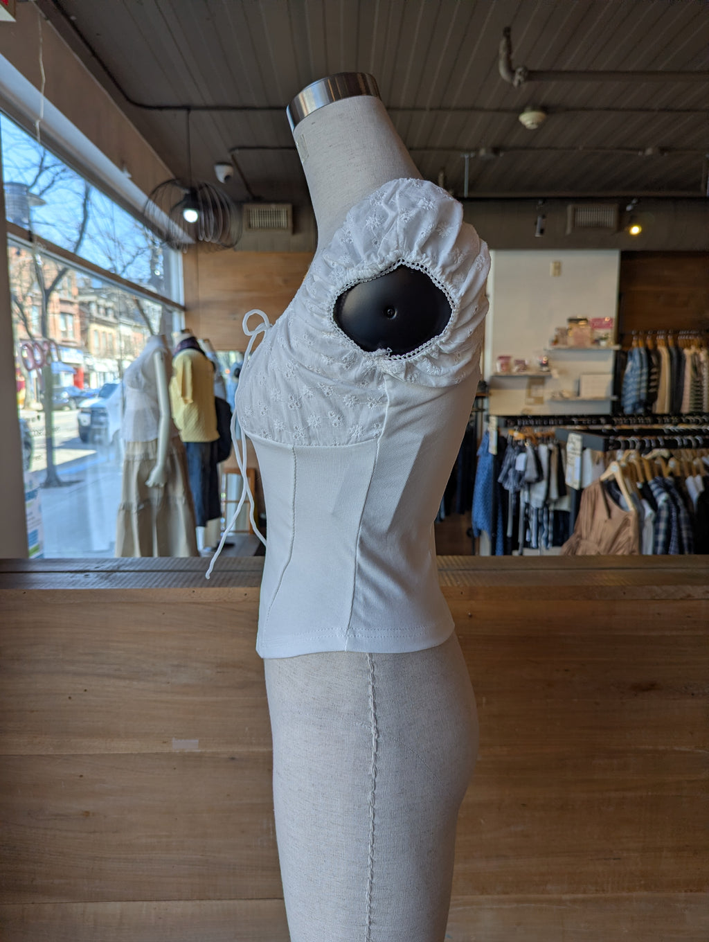 Meadowline Cap Sleeve Top