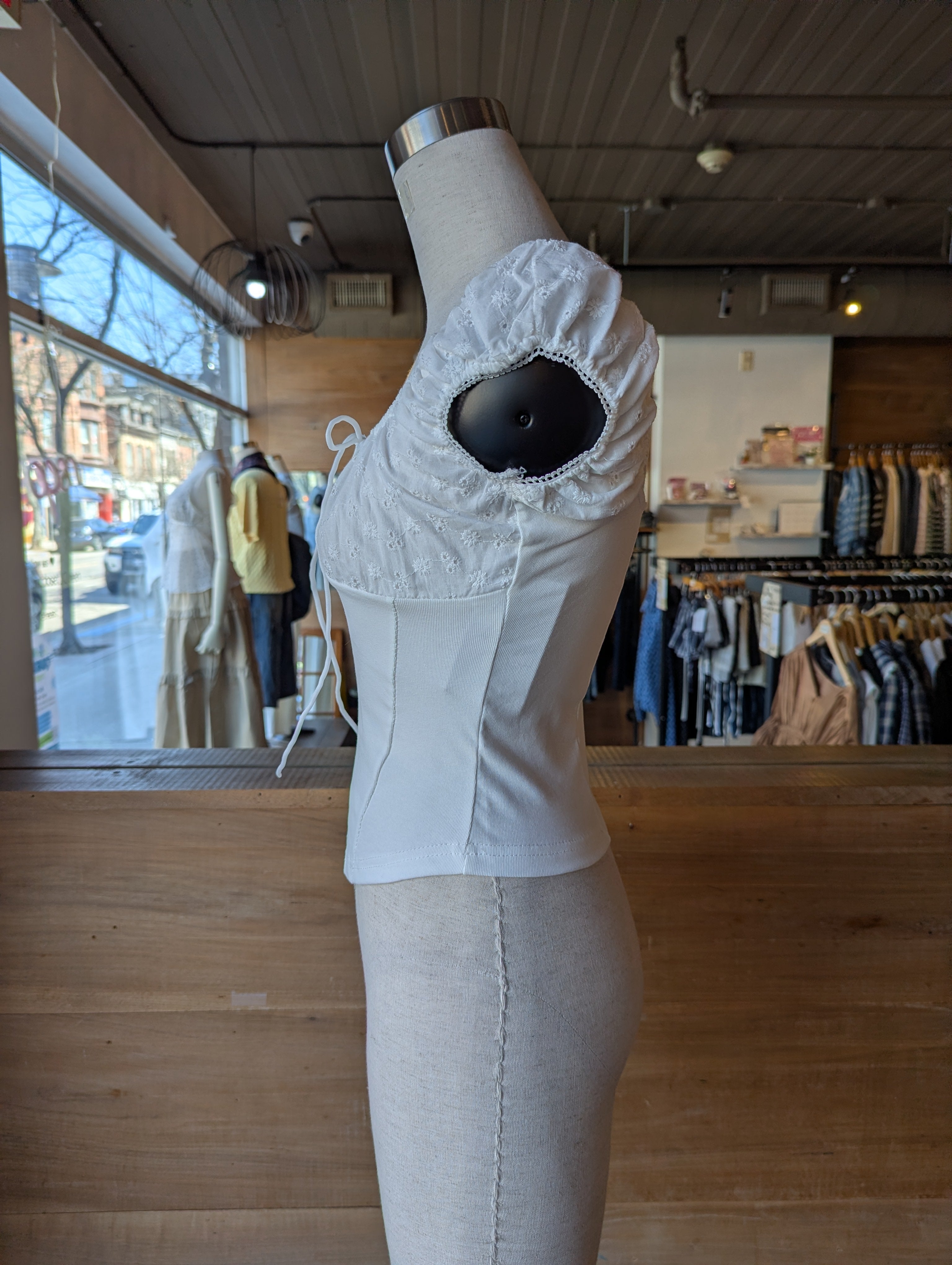 Meadowline Cap Sleeve Top