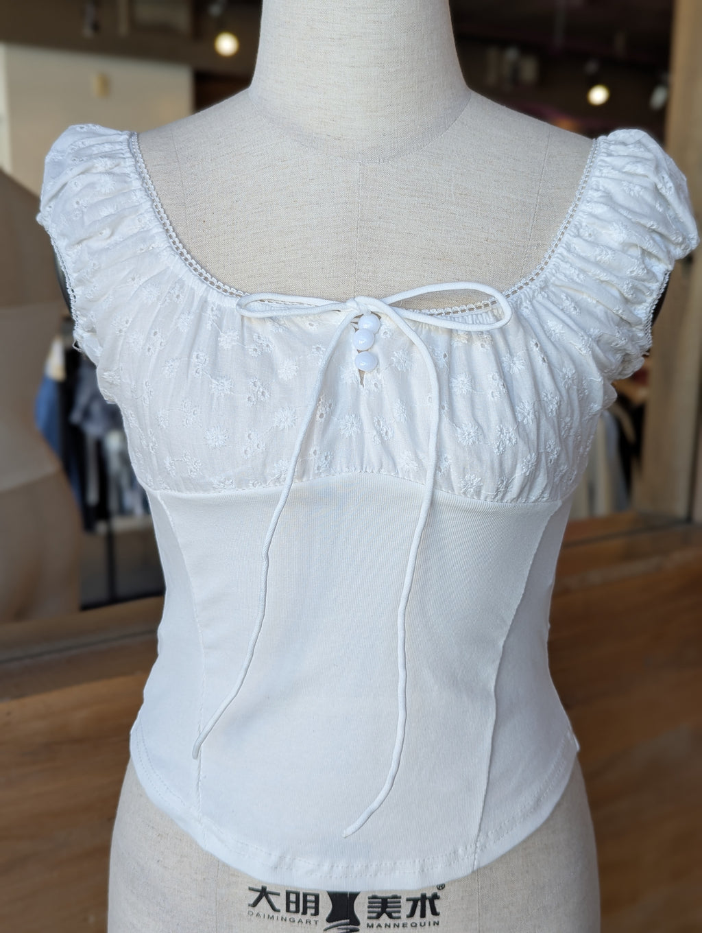 Meadowline Cap Sleeve Top