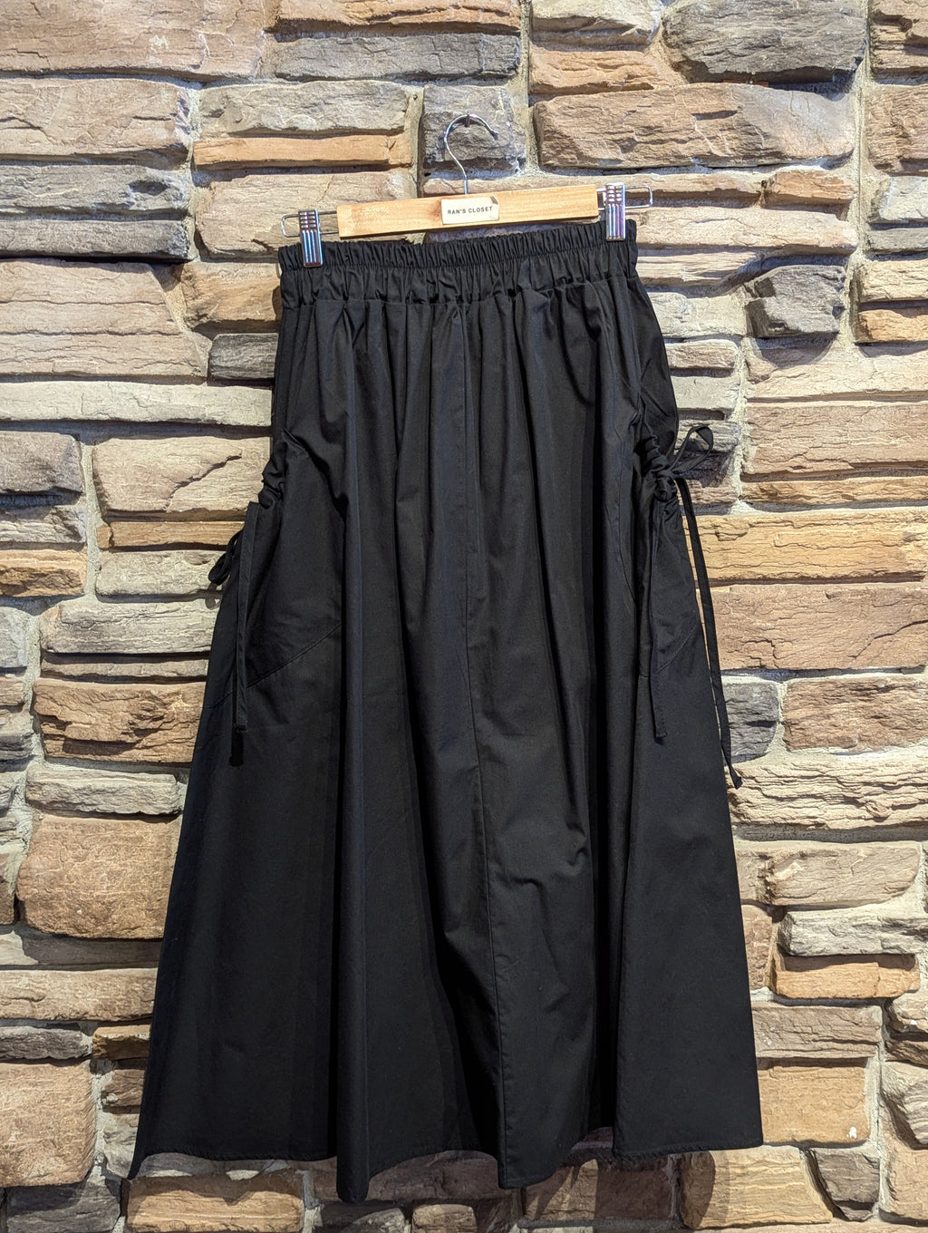 Drawstring Pocket Utility Skirt