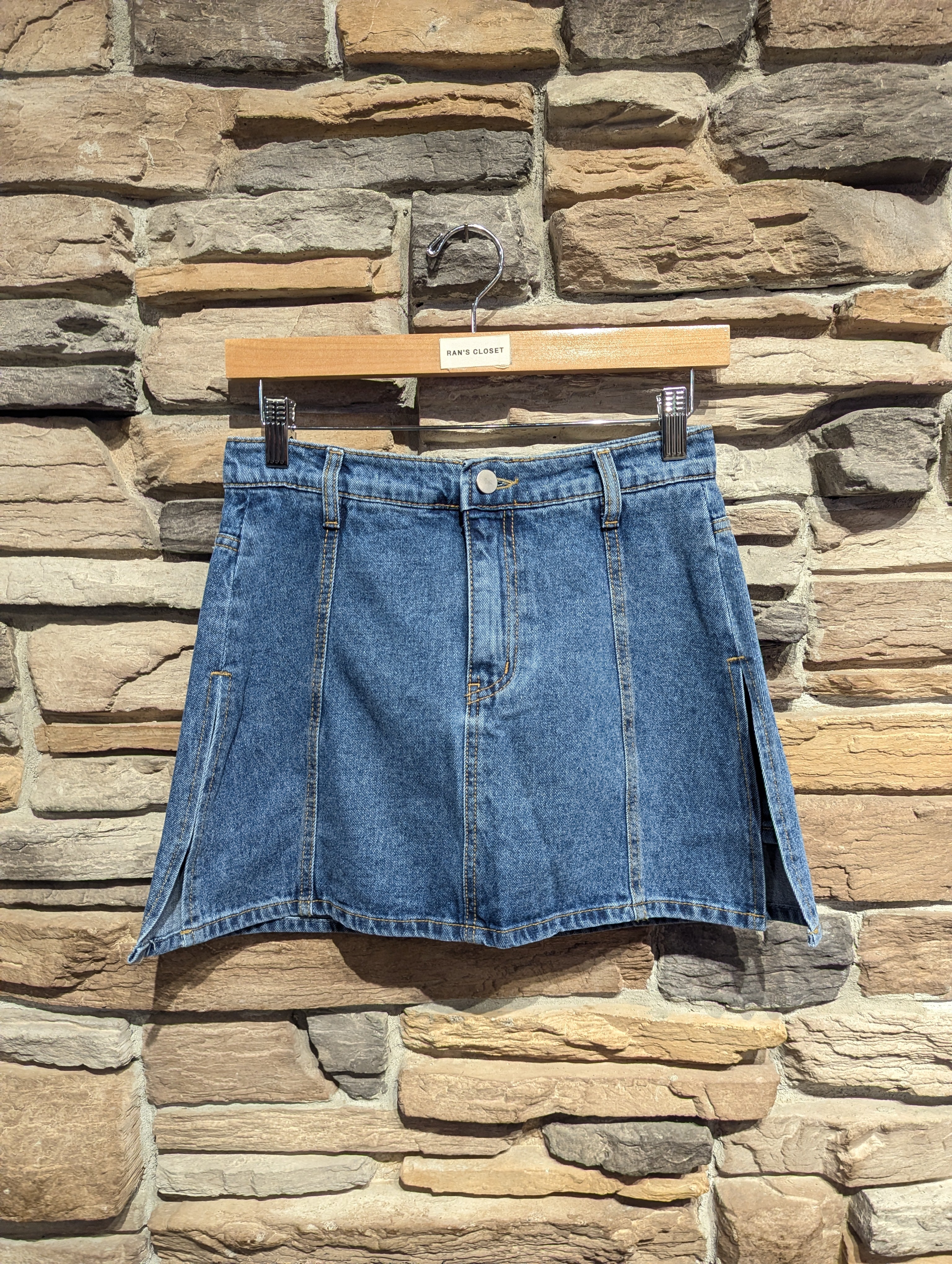 The Essential Denim Mini Skirt