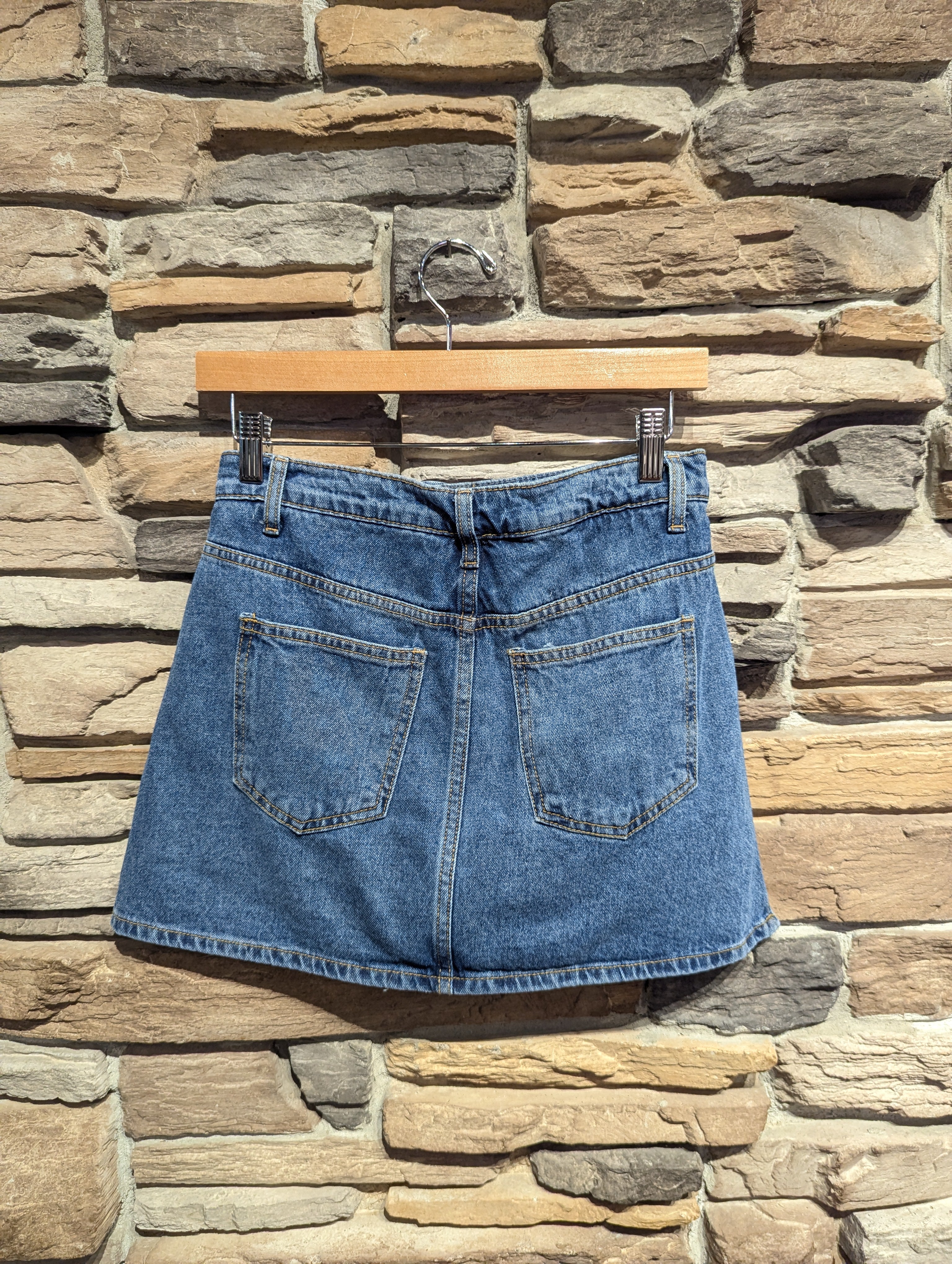 The Essential Denim Mini Skirt