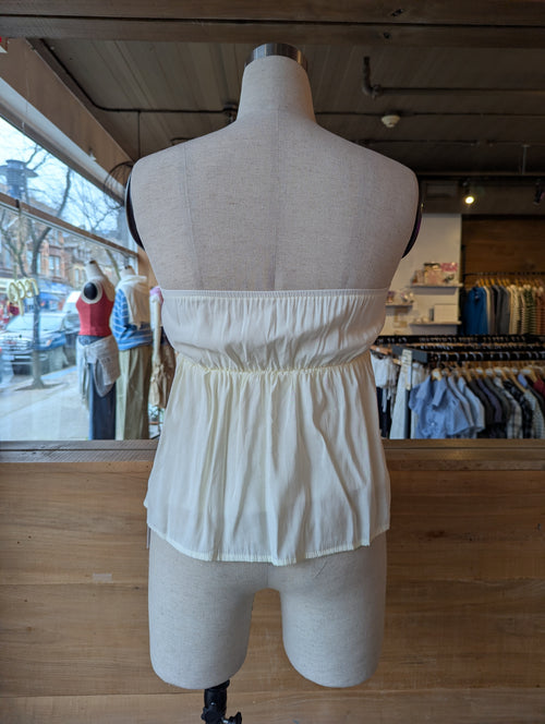 Coquette Ribbon Strapless Top