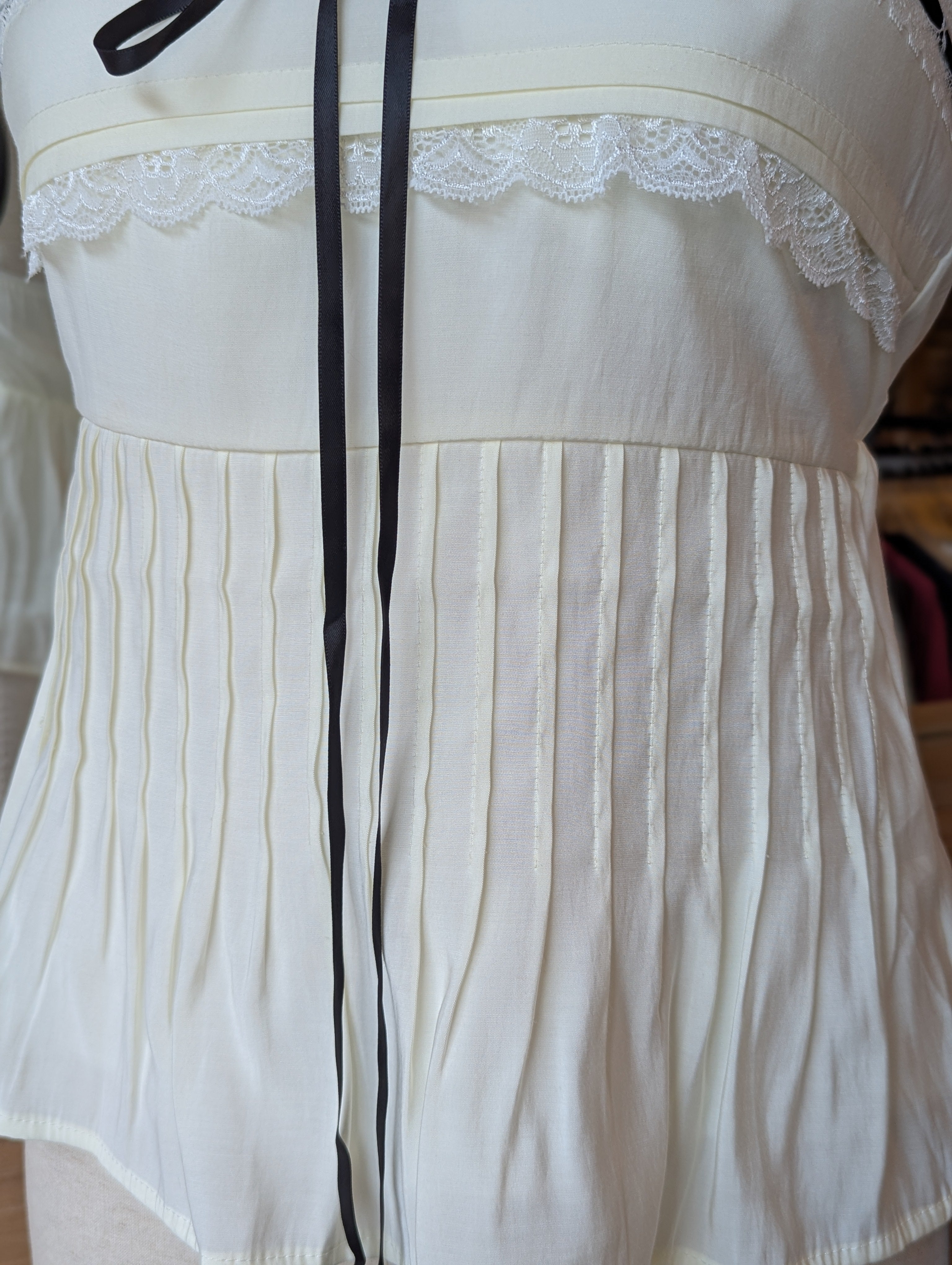 Coquette Ribbon Strapless Top