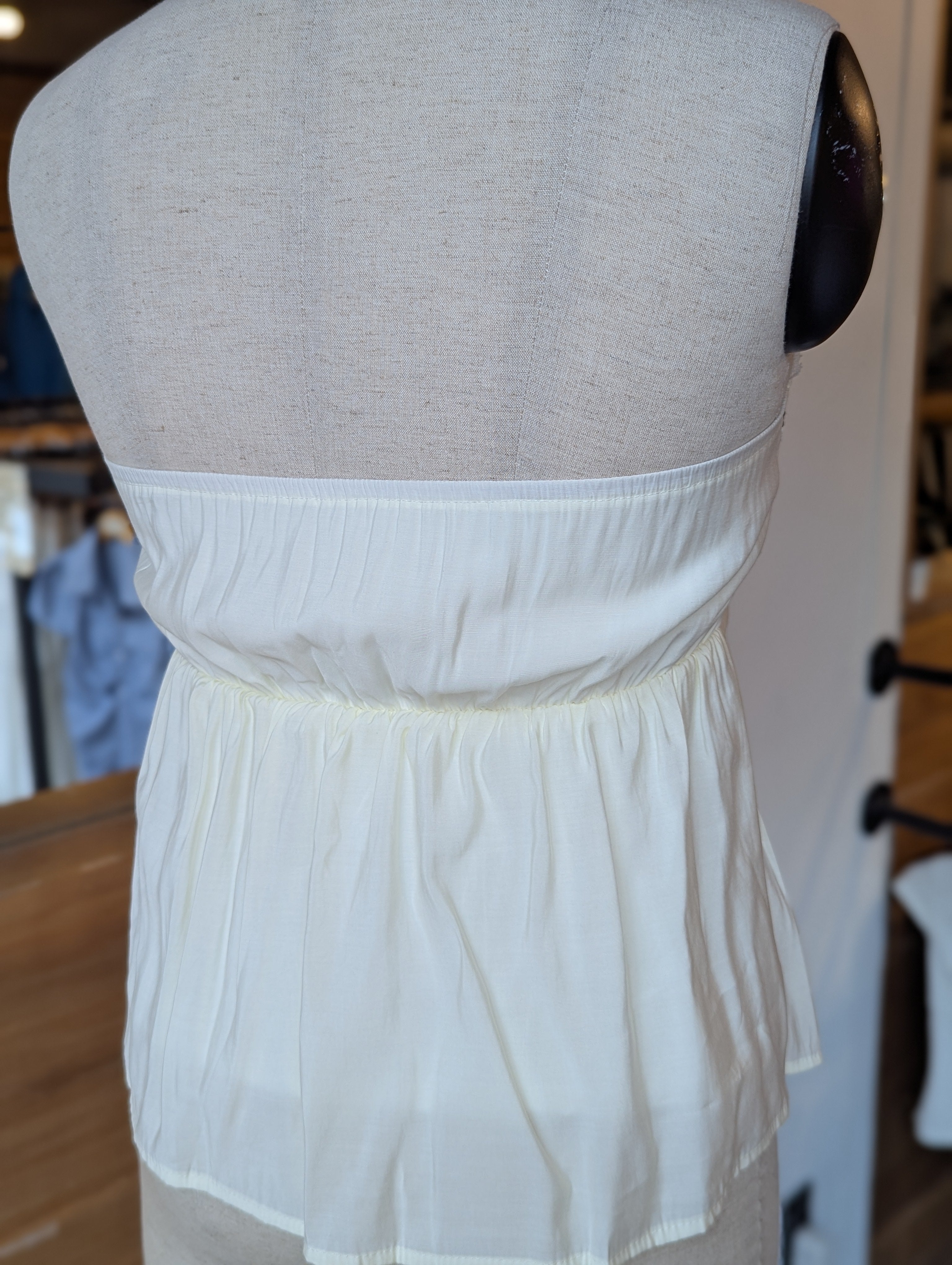 Coquette Ribbon Strapless Top