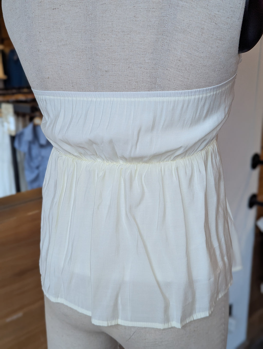 Coquette Ribbon Strapless Top