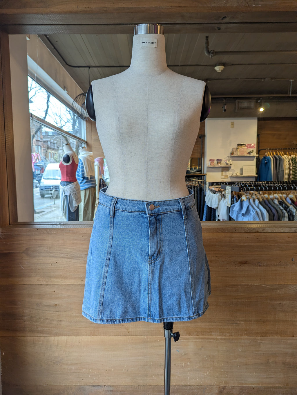 The Essential Denim Mini Skirt
