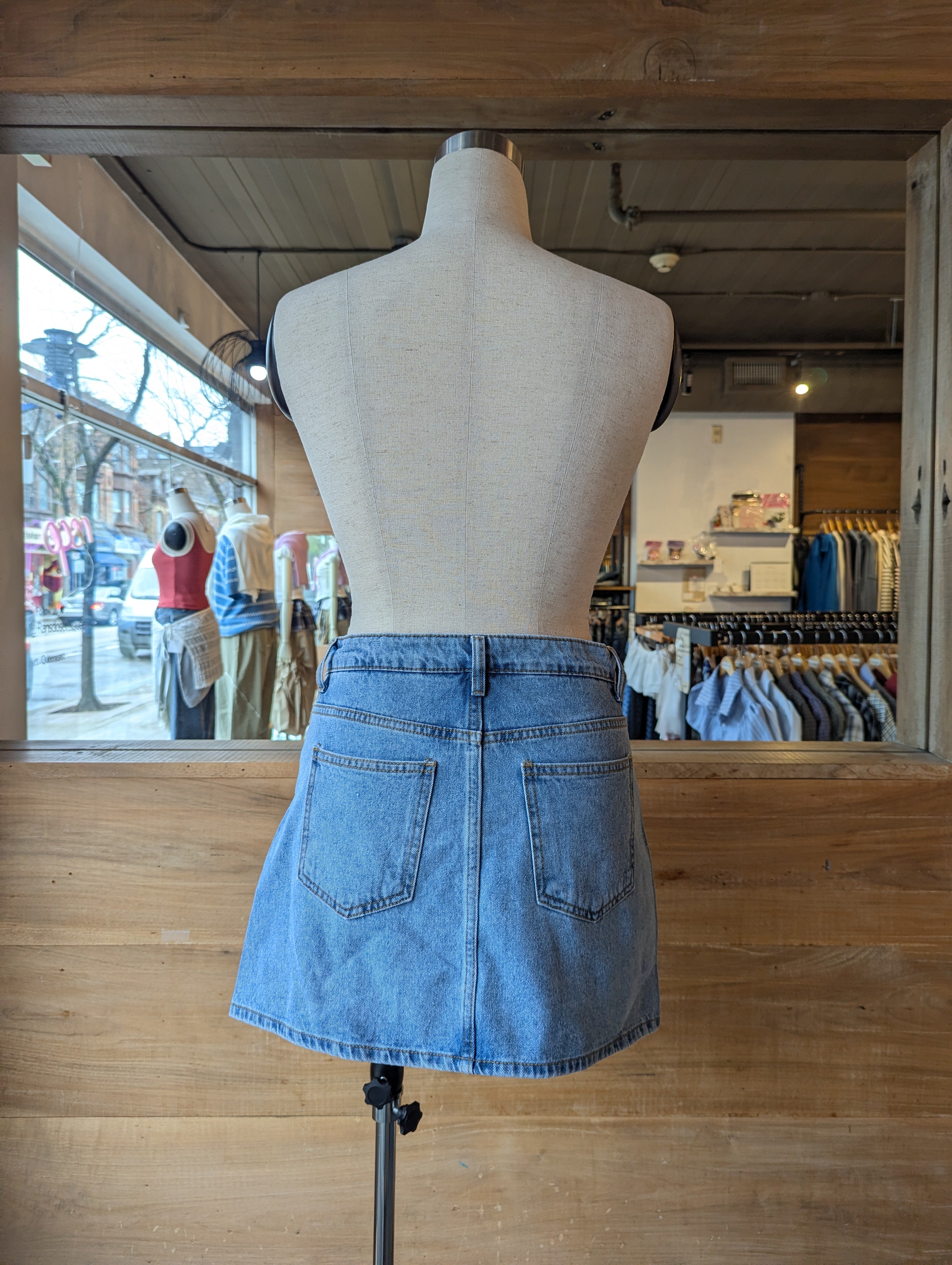 The Essential Denim Mini Skirt