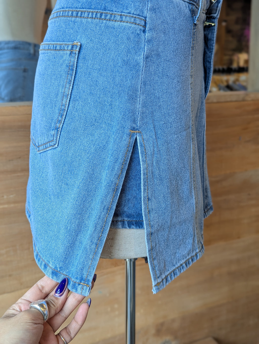 The Essential Denim Mini Skirt