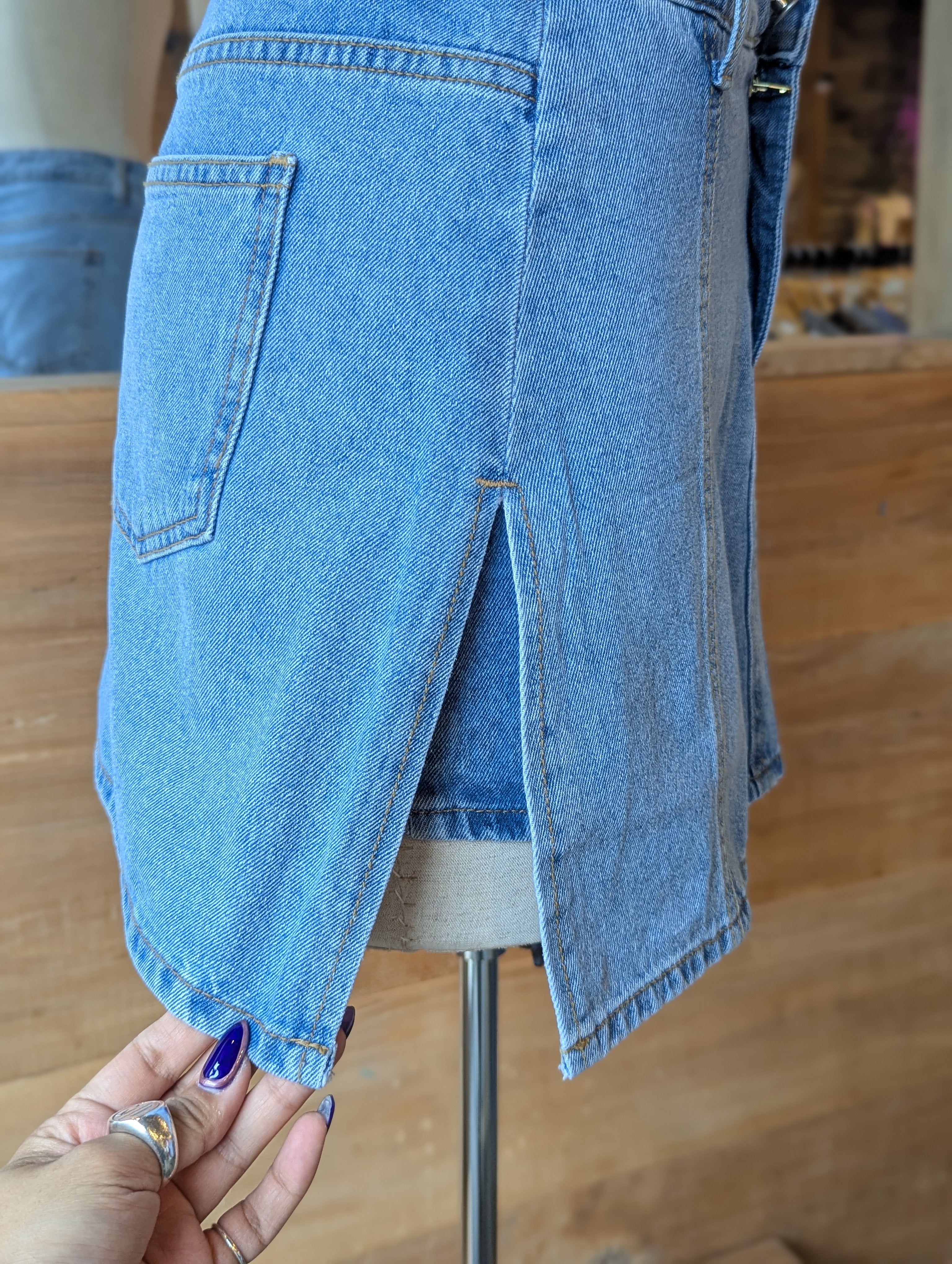The Essential Denim Mini Skirt