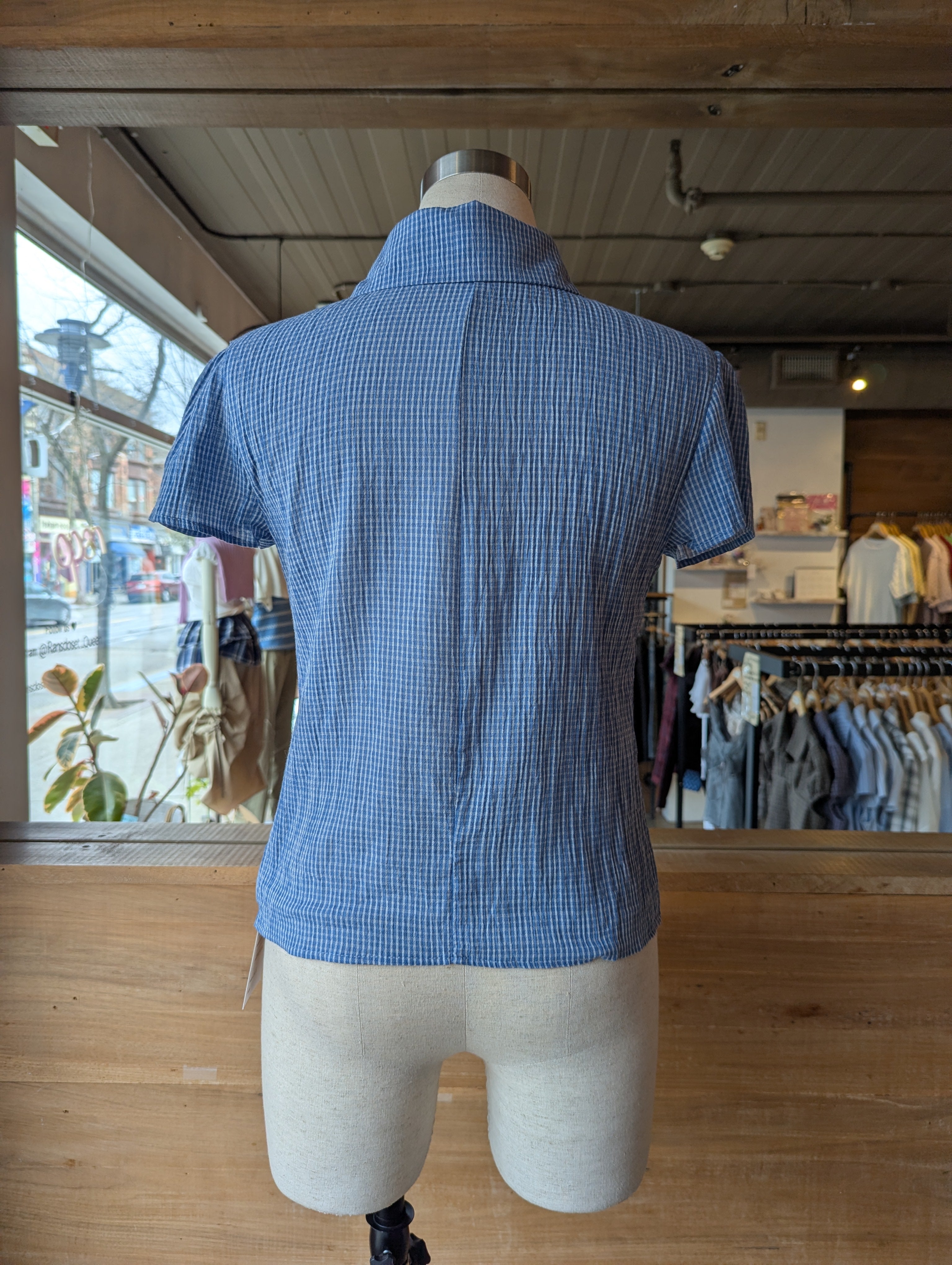 Grange Check Button-Up