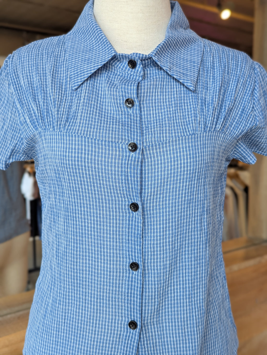 Grange Check Button-Up