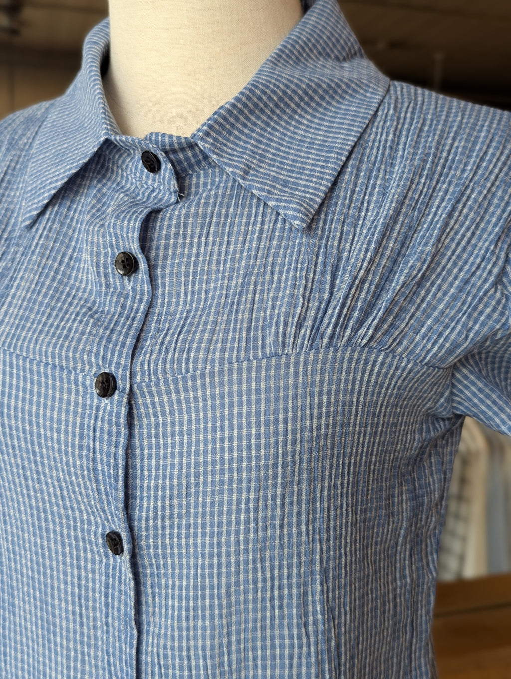 Grange Check Button-Up