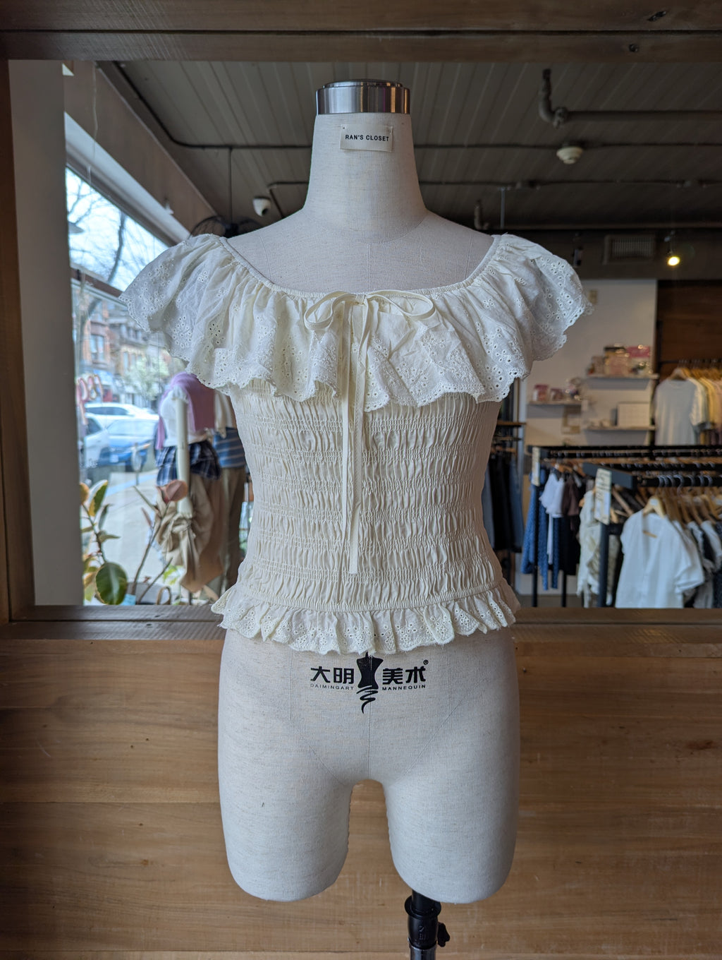 Love Letter Smocked Top