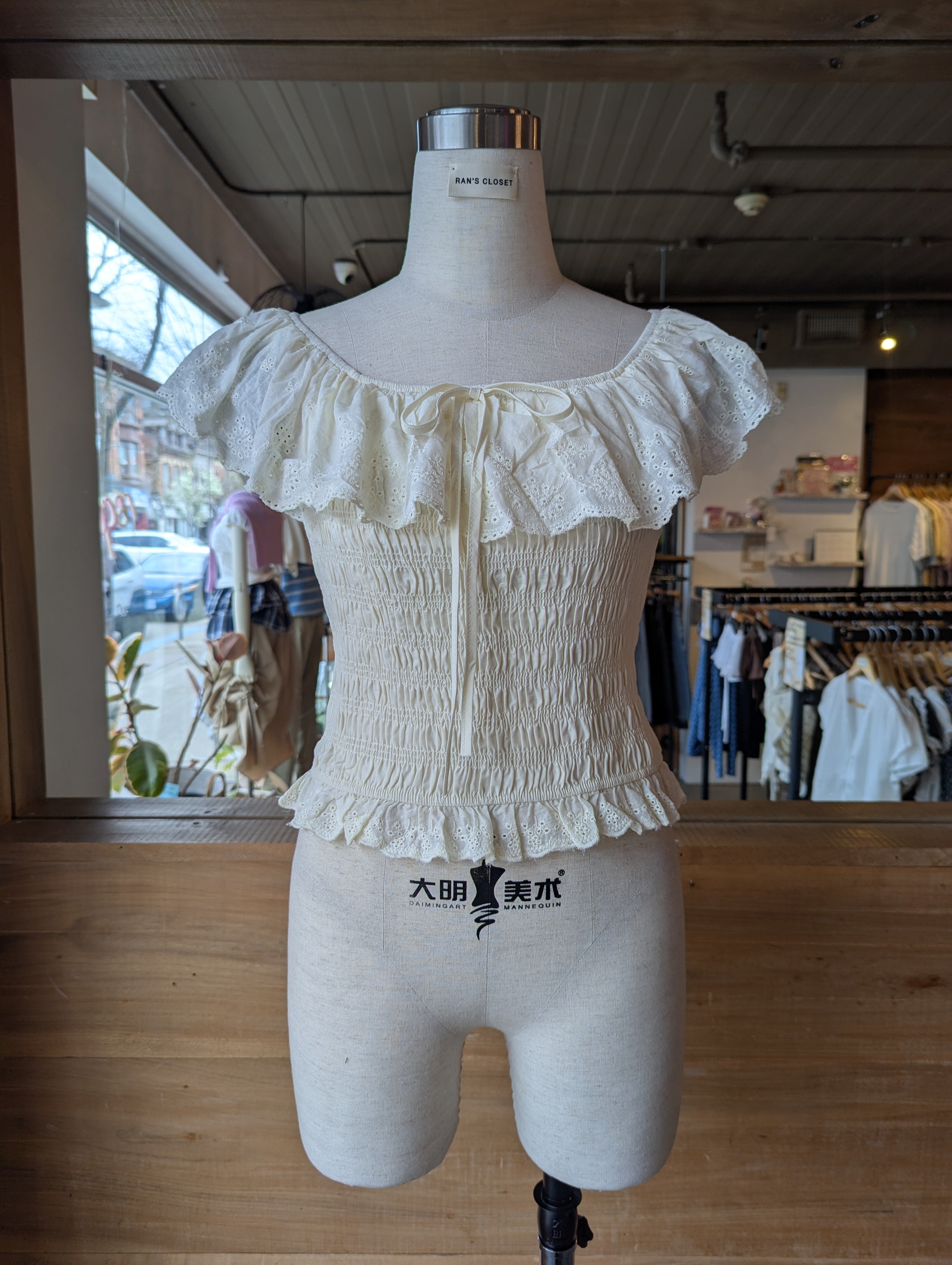 Love Letter Smocked Top