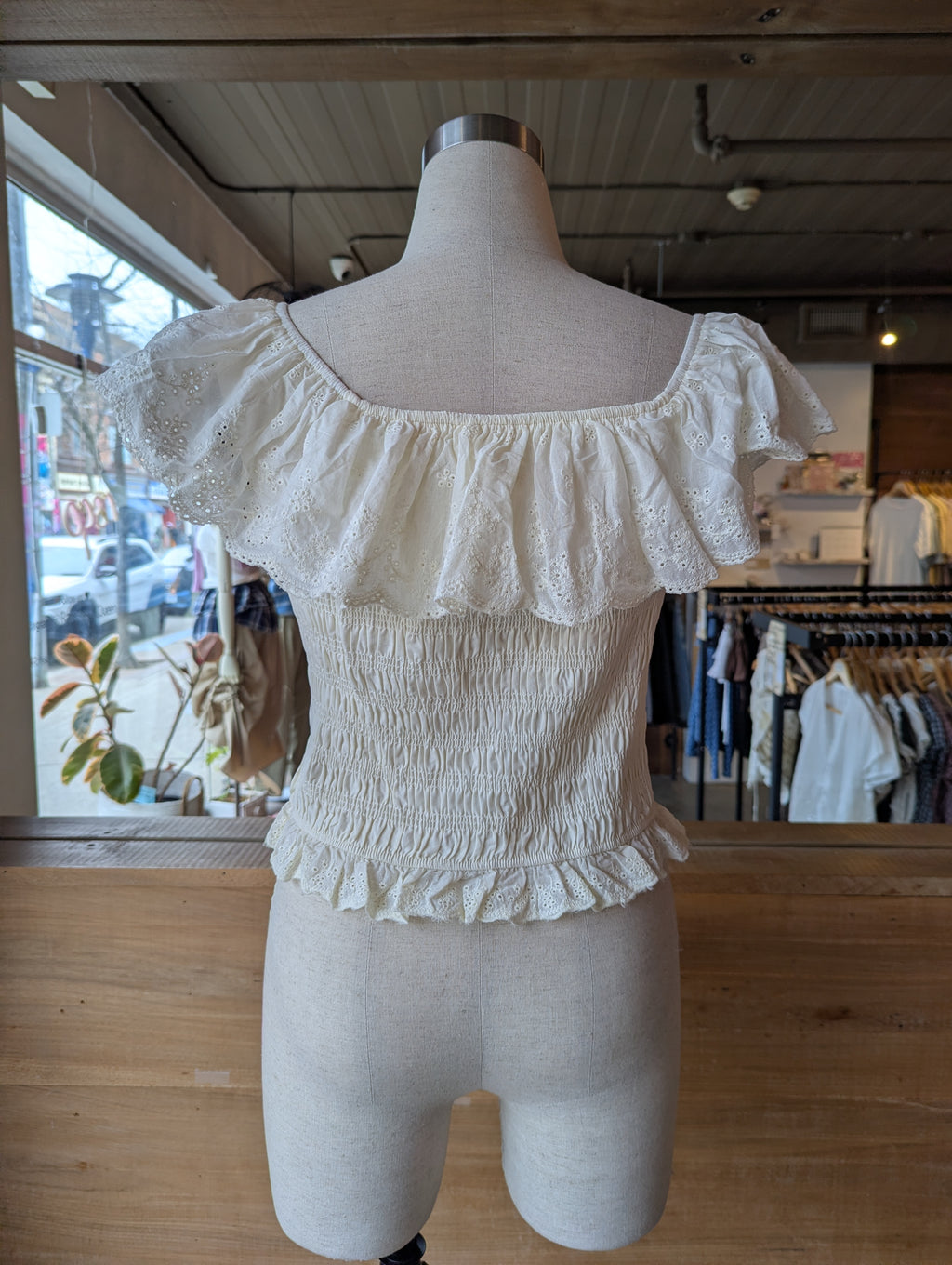 Love Letter Smocked Top