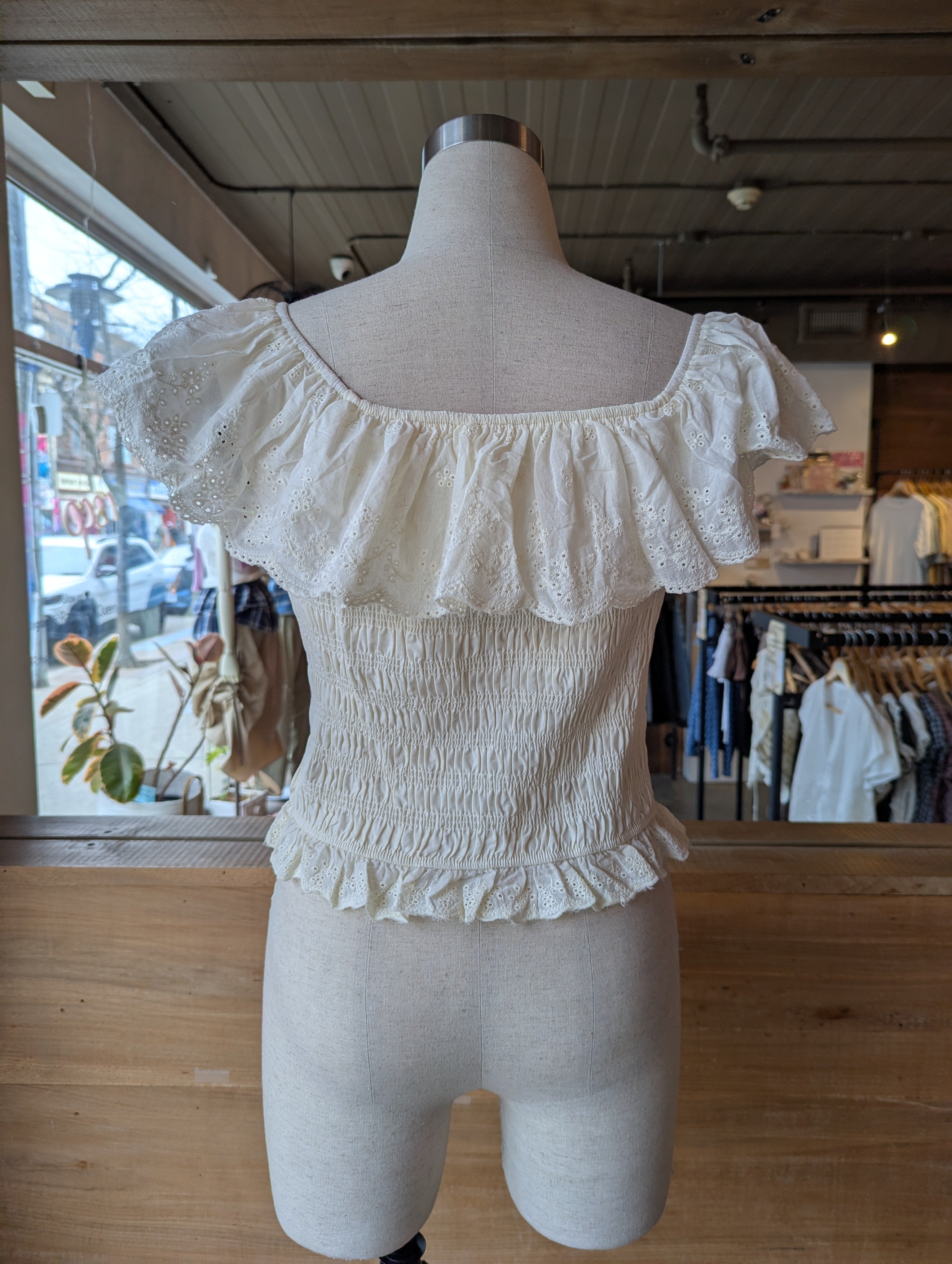 Love Letter Smocked Top