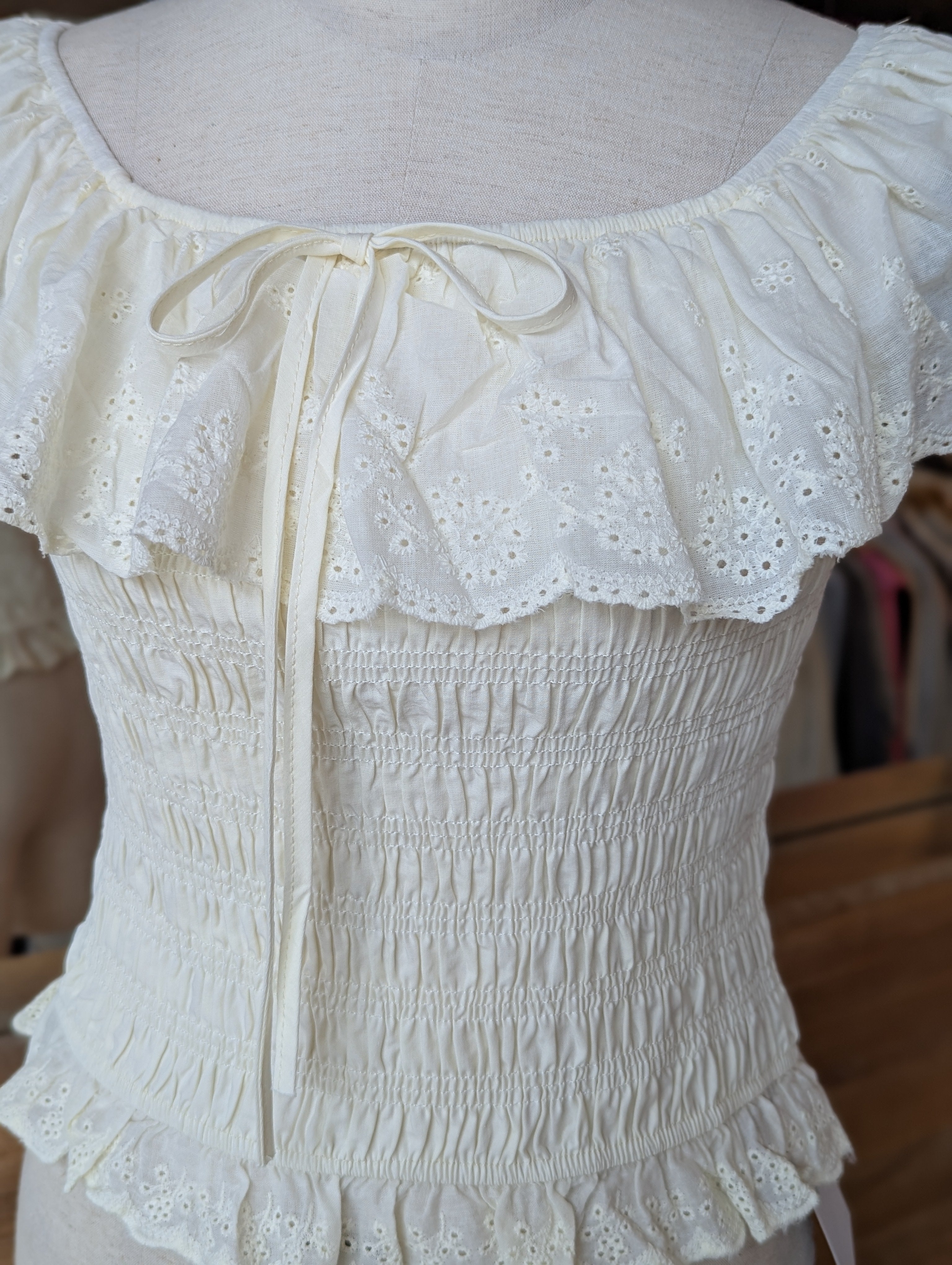 Love Letter Smocked Top