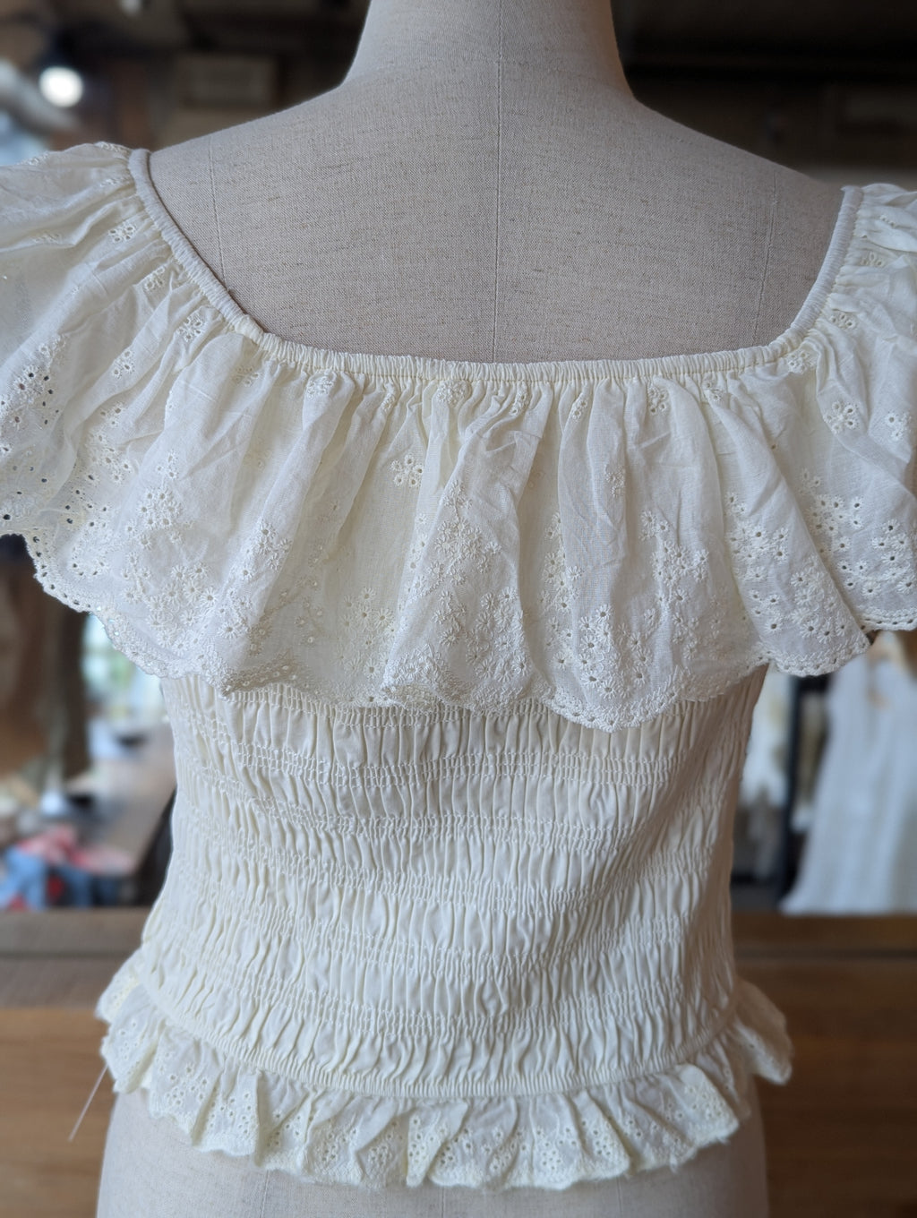 Love Letter Smocked Top