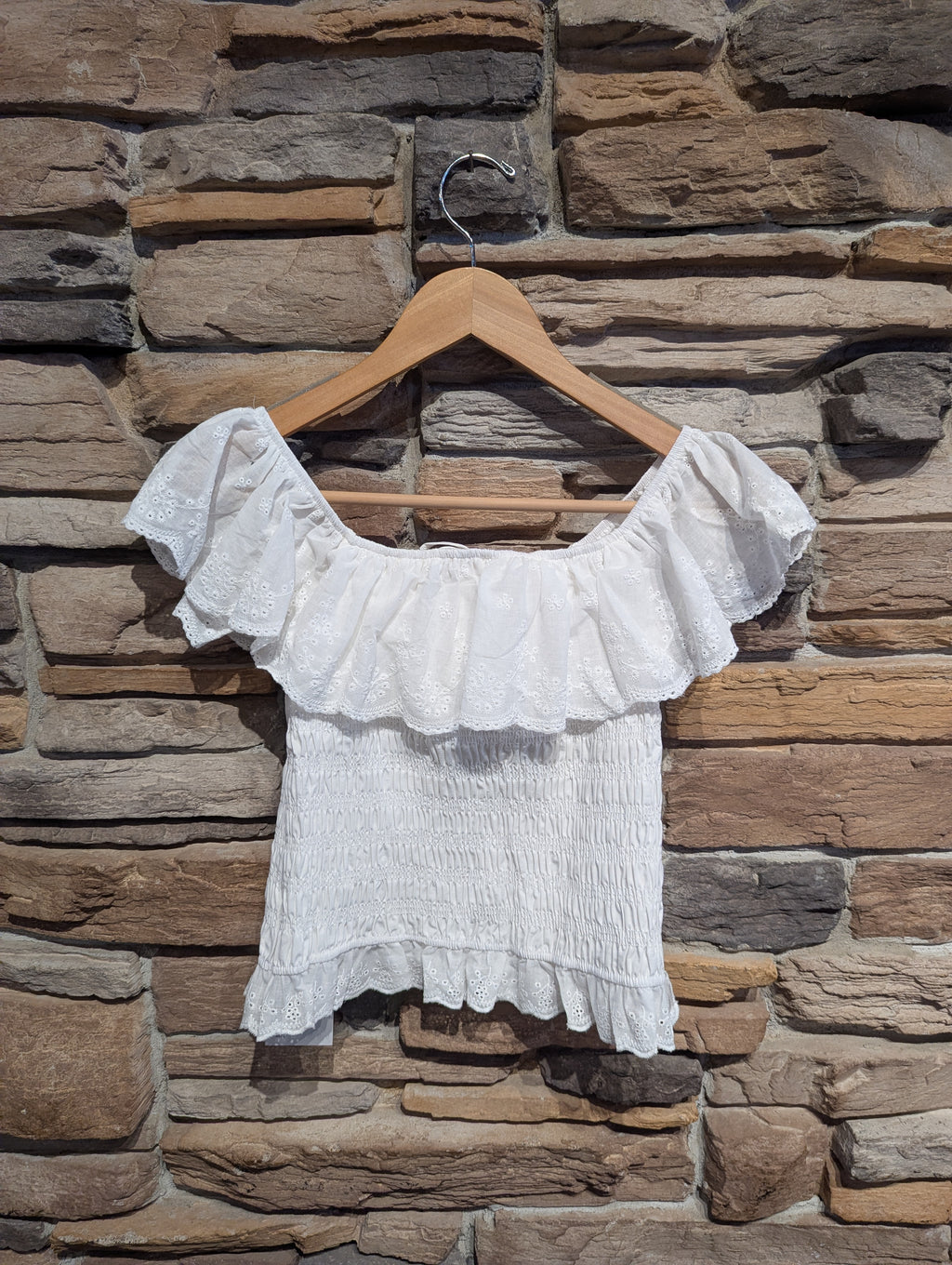 Love Letter Smocked Top