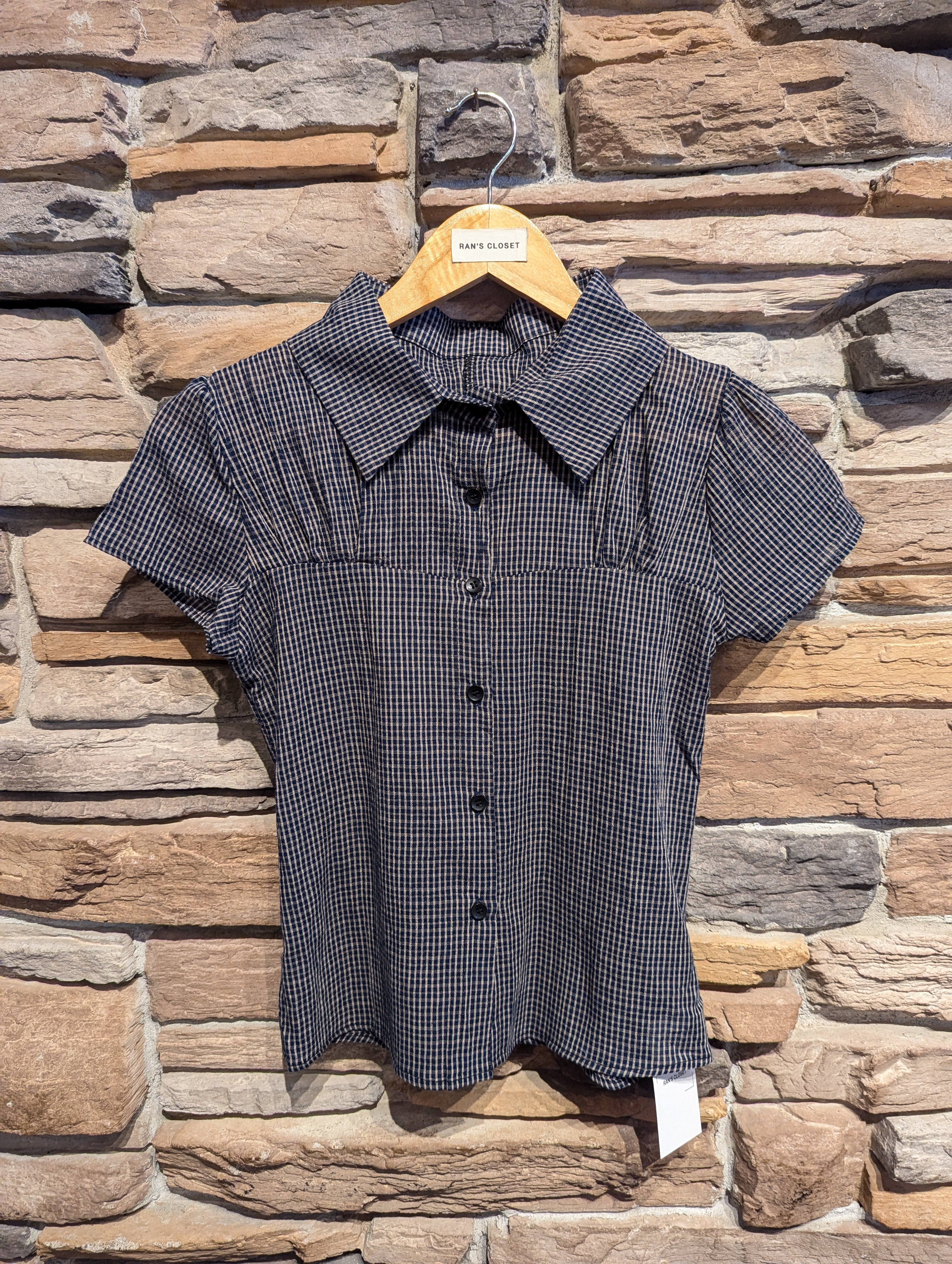 Grange Check Button-Up