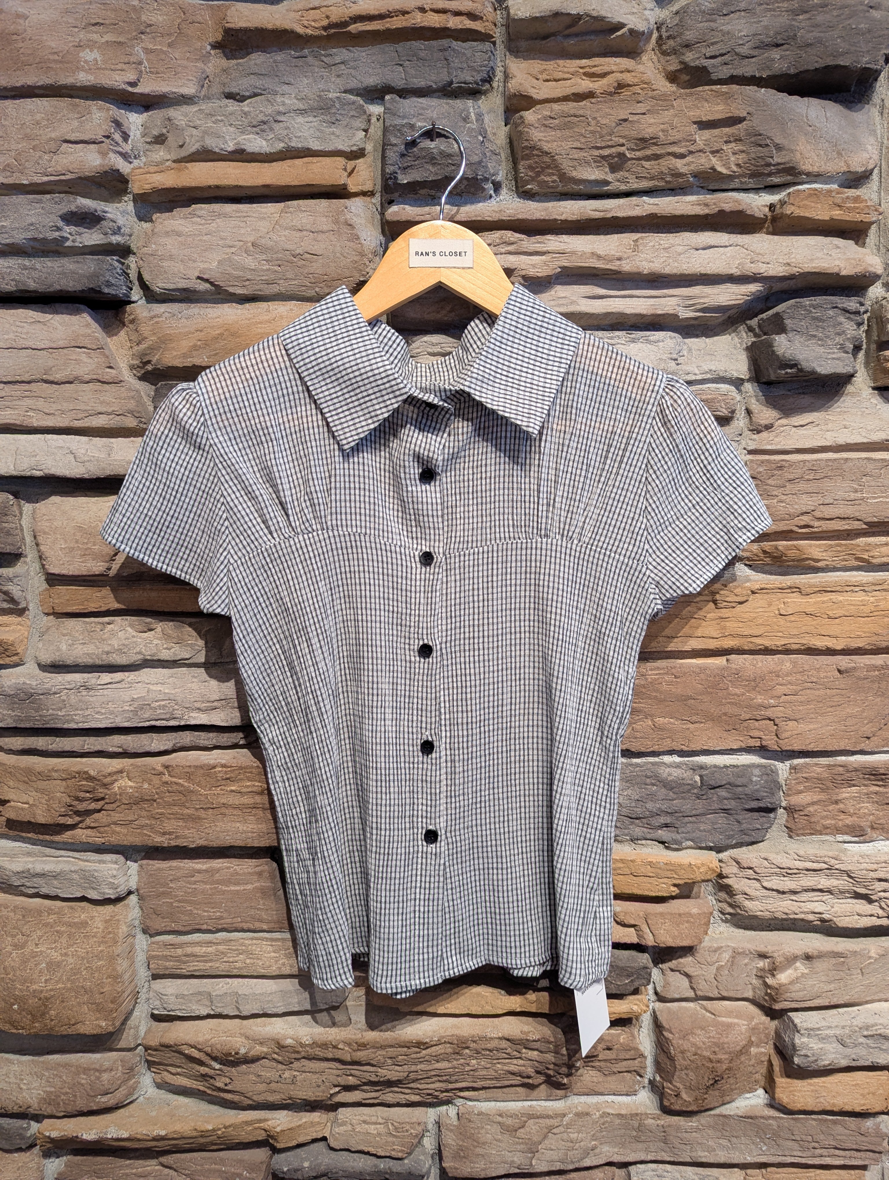 Grange Check Button-Up