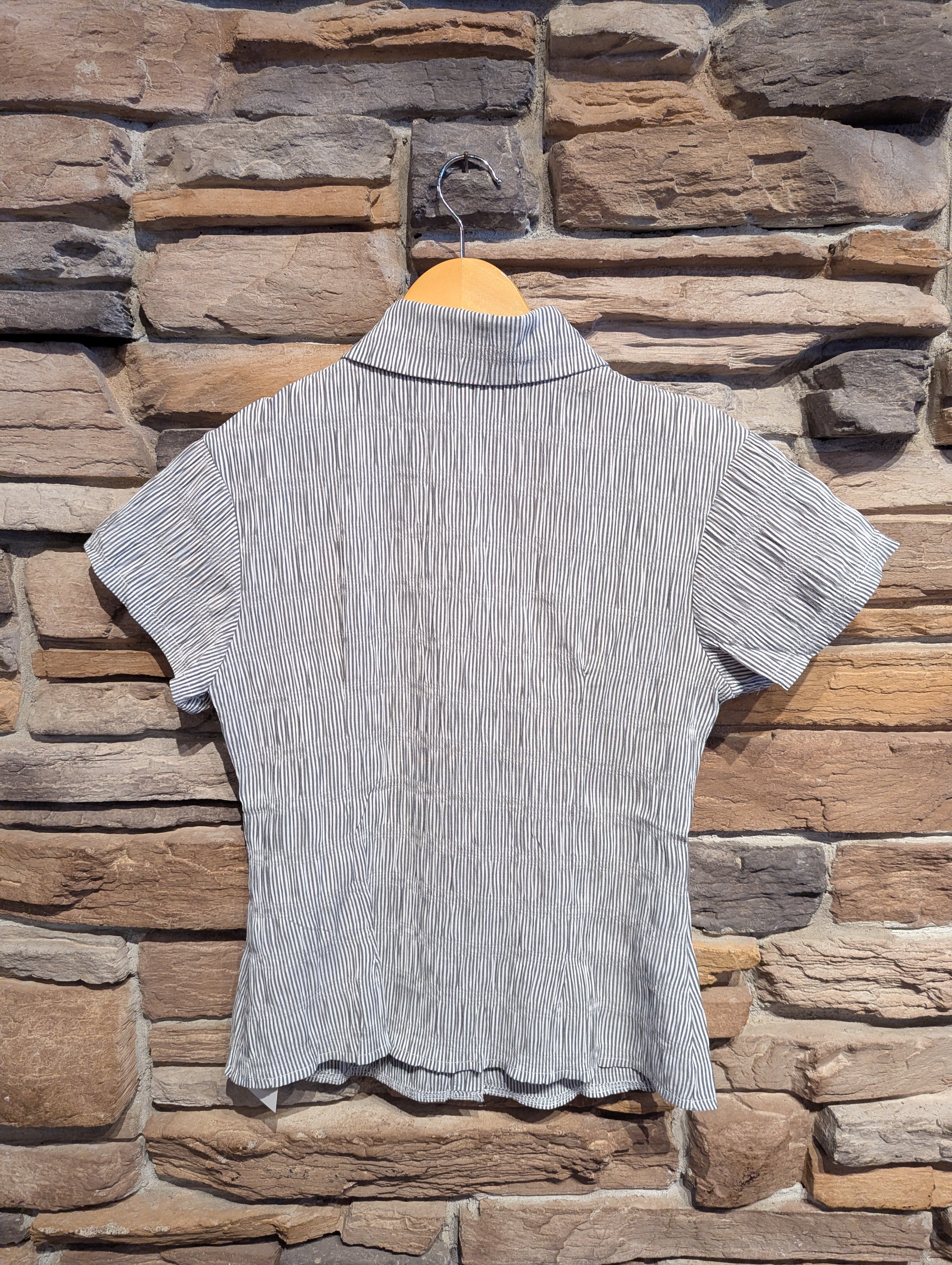 Bickford Ruched Button-Up