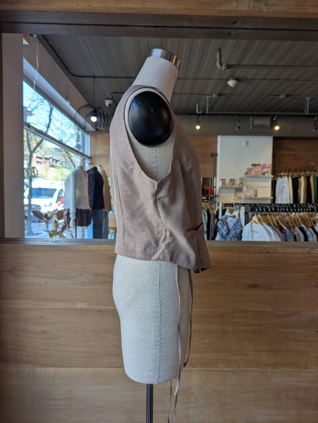 Soft Structure Wrap Top