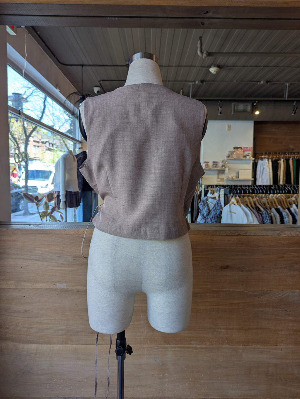 Soft Structure Wrap Top