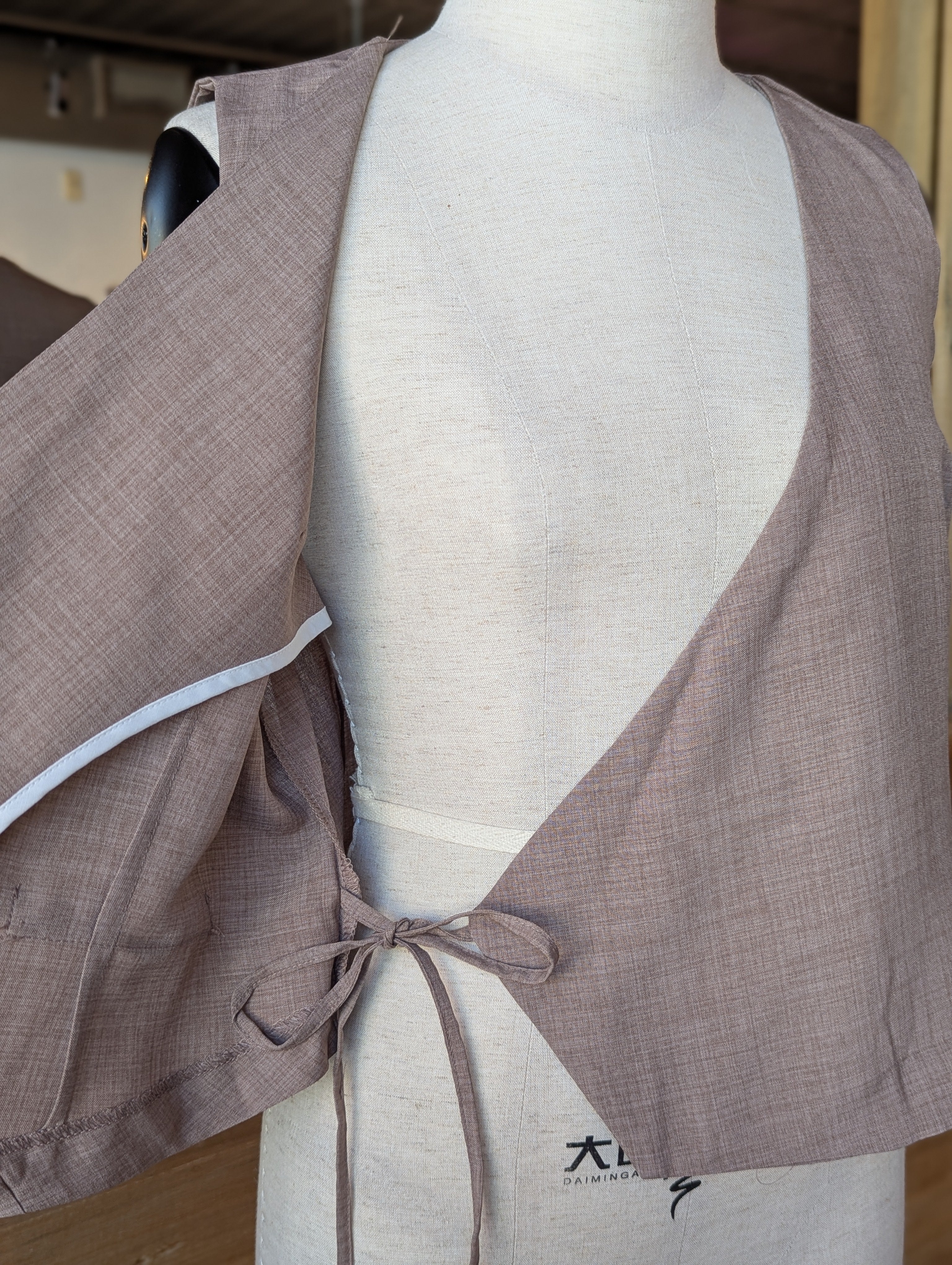 Soft Structure Wrap Top