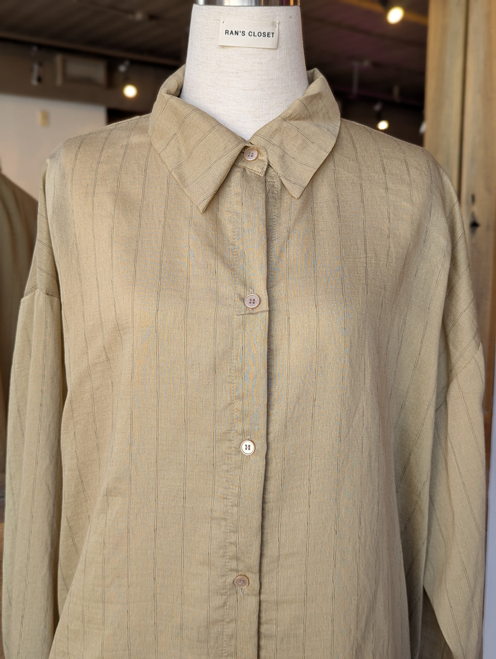 Golden Hour Oversized Button-Up