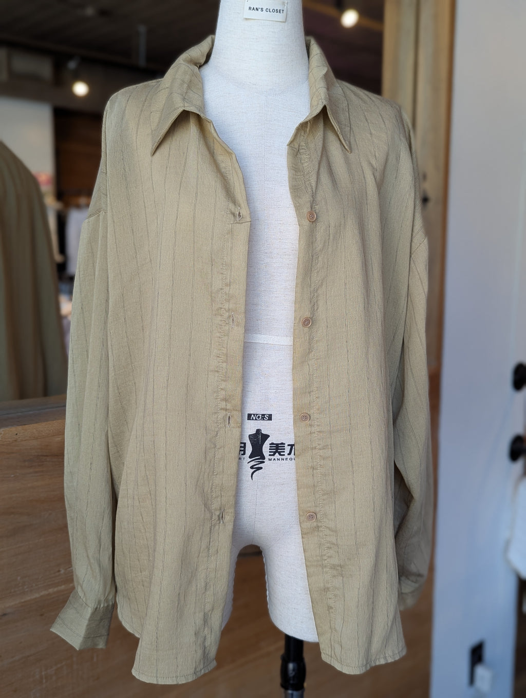 Golden Hour Oversized Button-Up