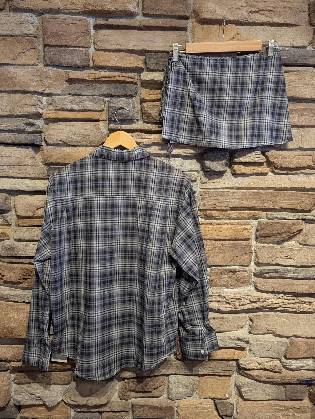 Camden Check Wrap Set