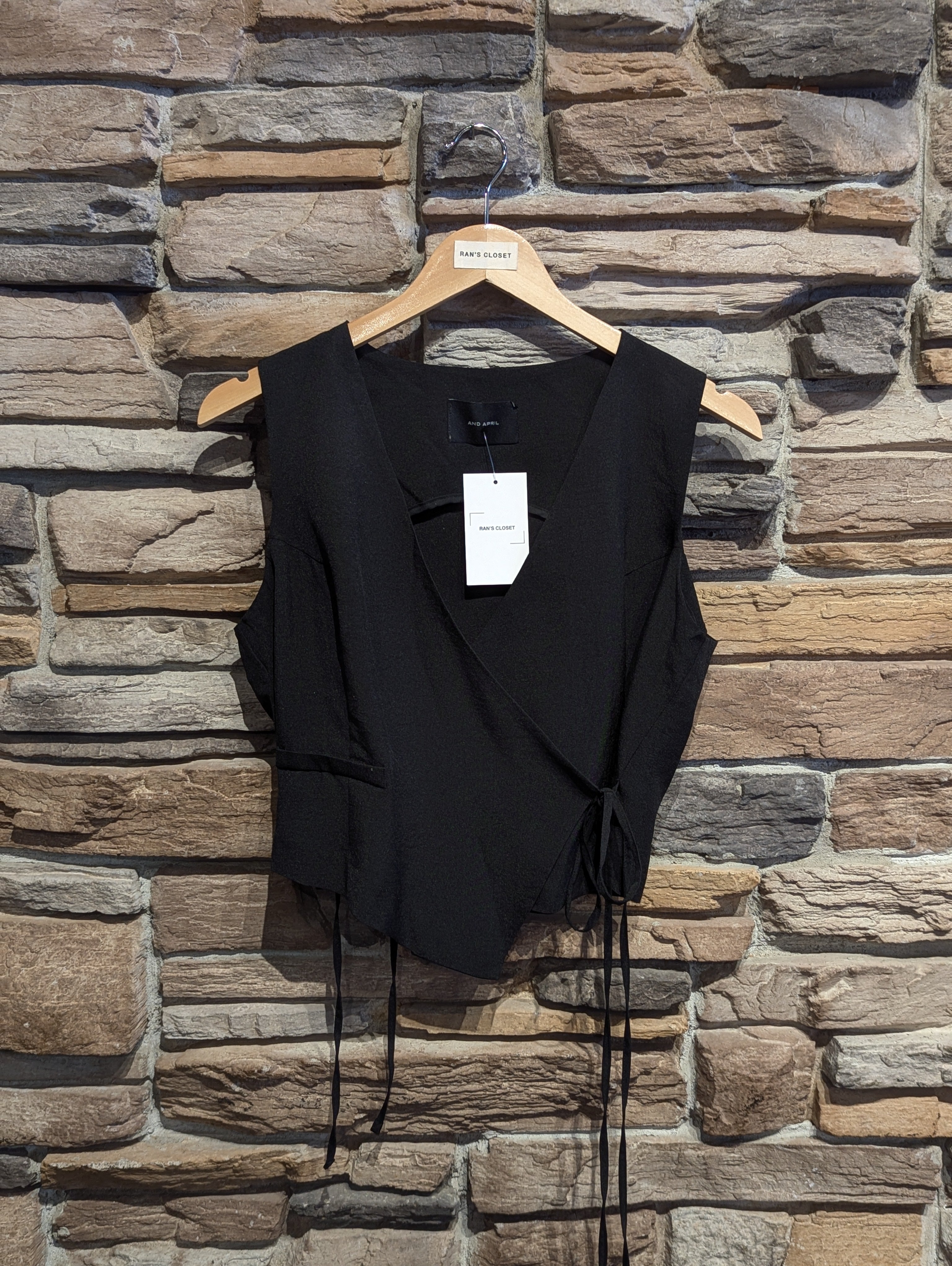Soft Structure Wrap Top